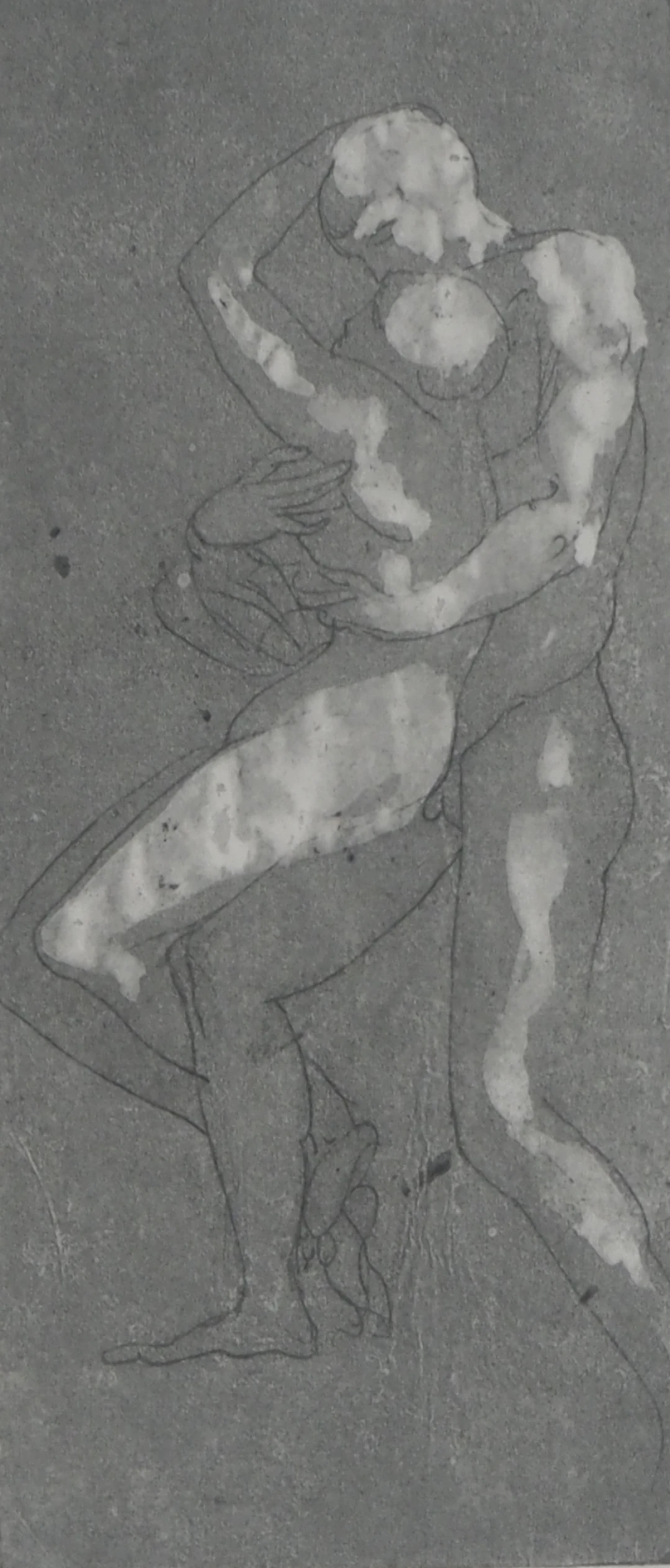 Auguste RODIN : La danse des amoureux, Gravure