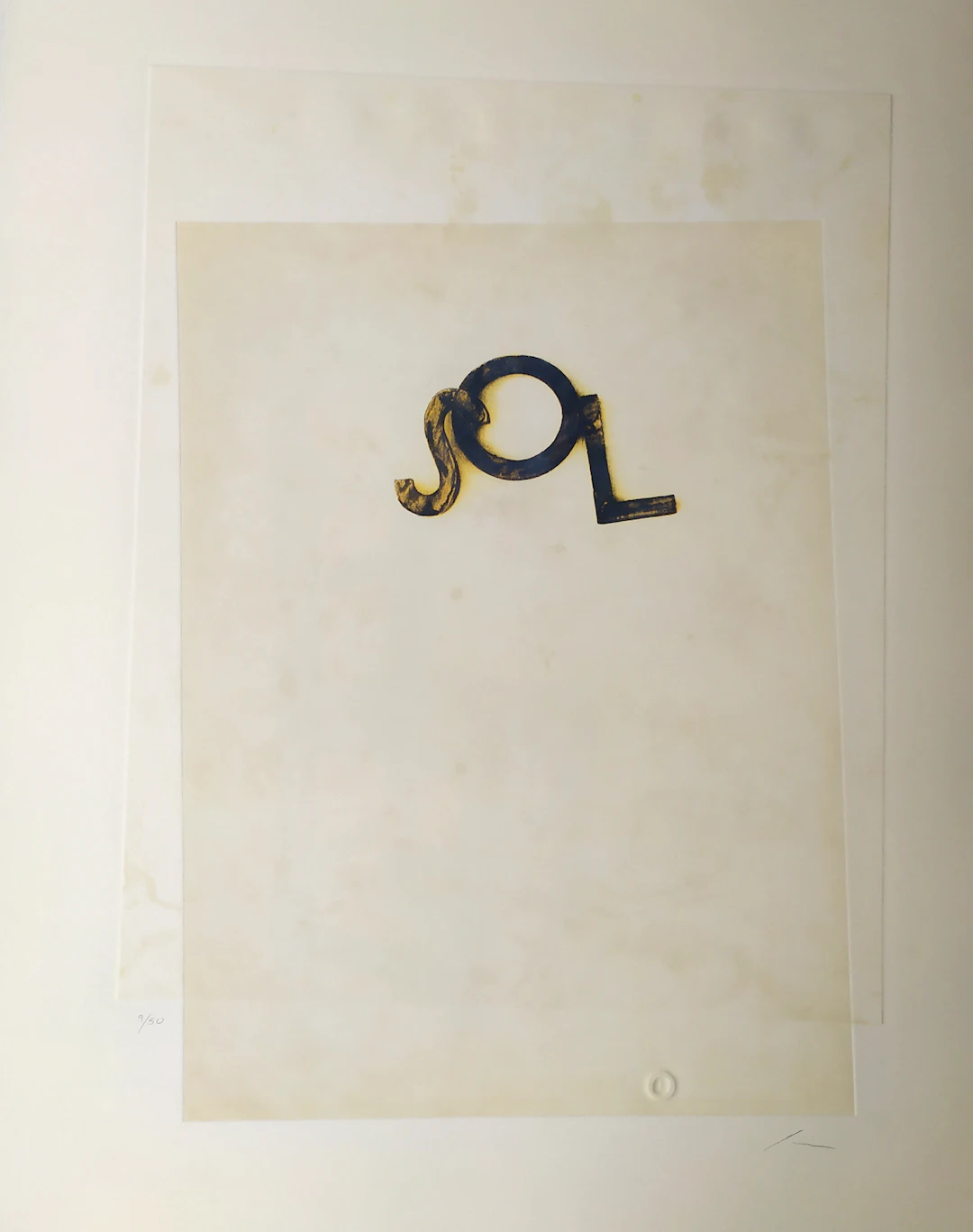 Ricardo CALERO - Natural 2, 2002 - Lithographie signée au crayon
