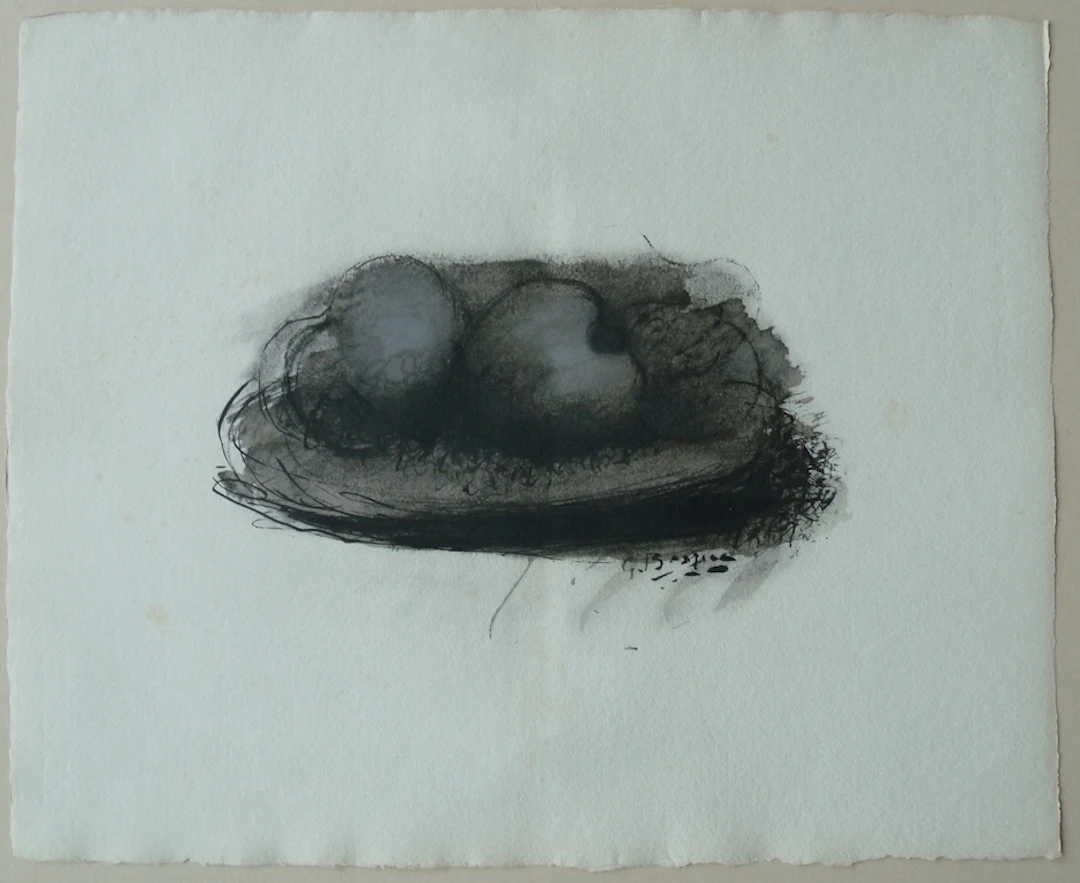 Georges BRAQUE : Les pommes - Lithographie originale signée