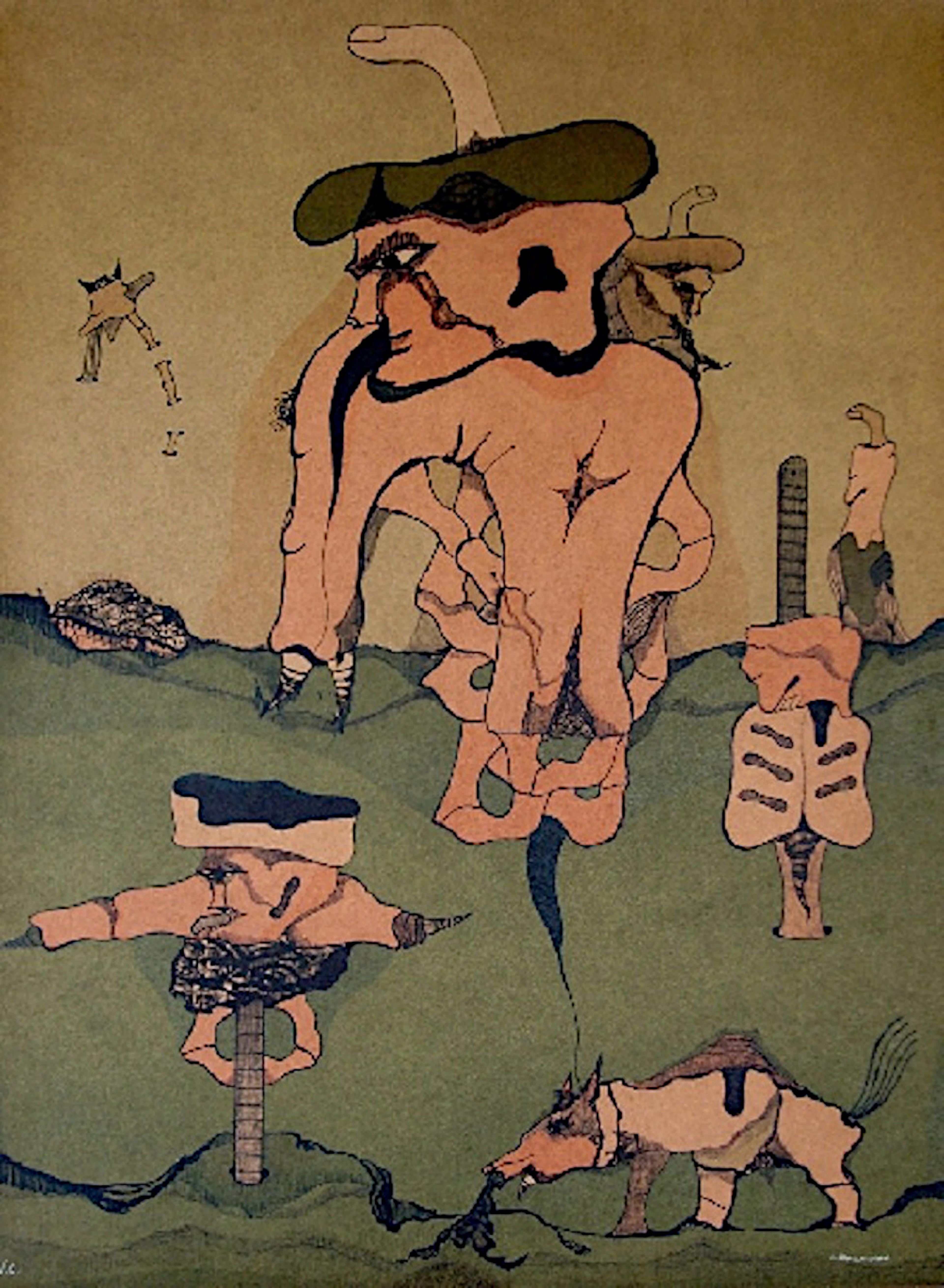 Jorge CAMACHO - Cenizas, 1974, suite de 10 lithographies