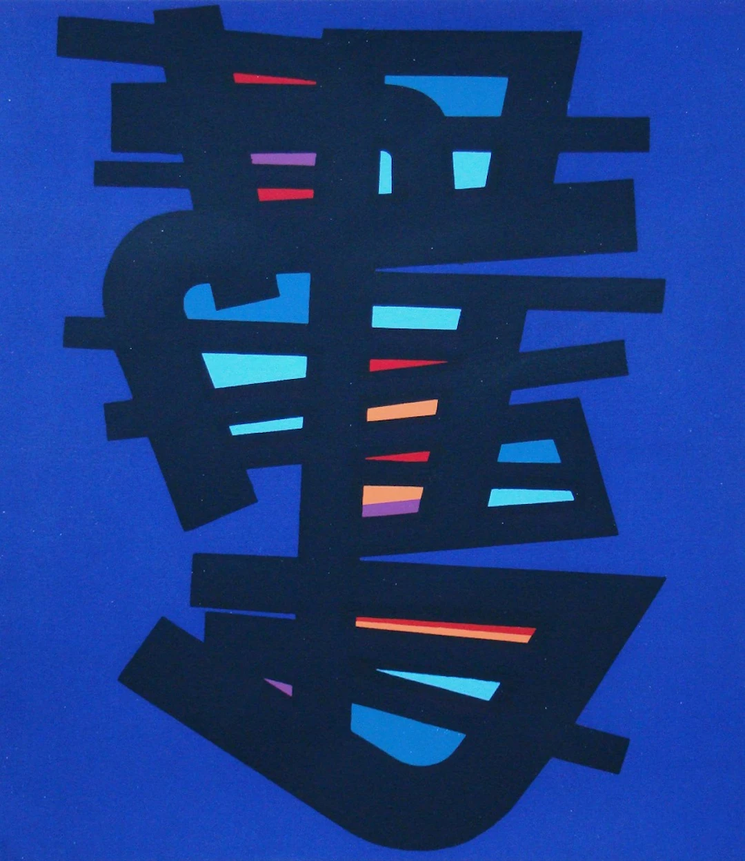 Edgard PILLET - Composition abstraite, 1967 - Sérigraphie originale