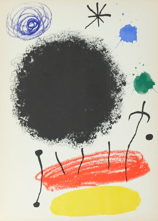 Joan MIRO : Obra Inedita Recent I - Lithographie originale