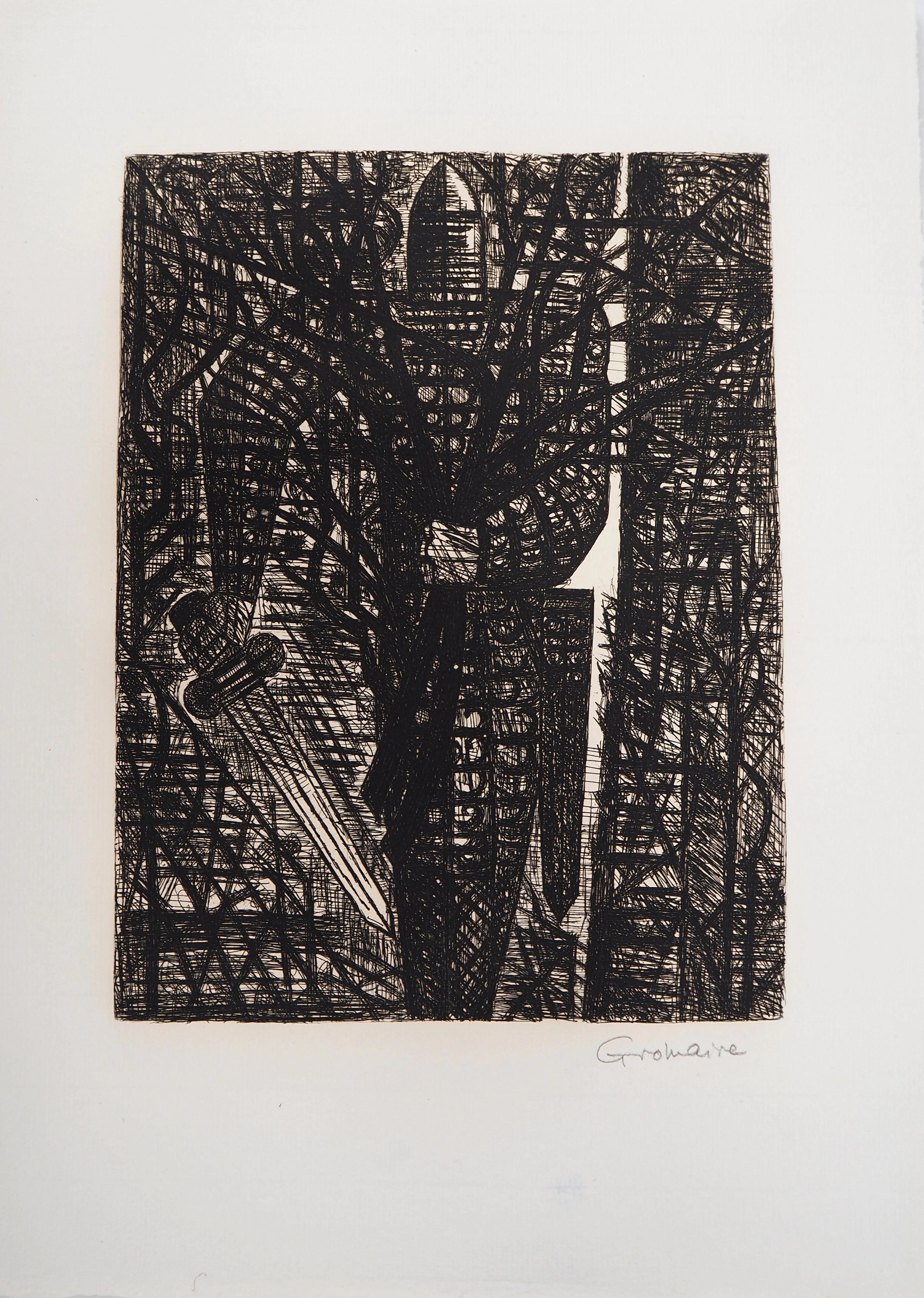 Marcel GROMAIRE - Macbeth, Shakespeare: la forêt en marche, 1958 -