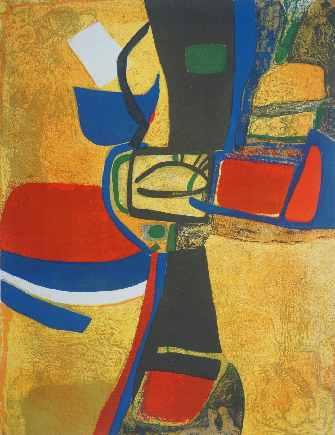 Maurice ESTEVE - La joie, 1965 - Lithographie originale