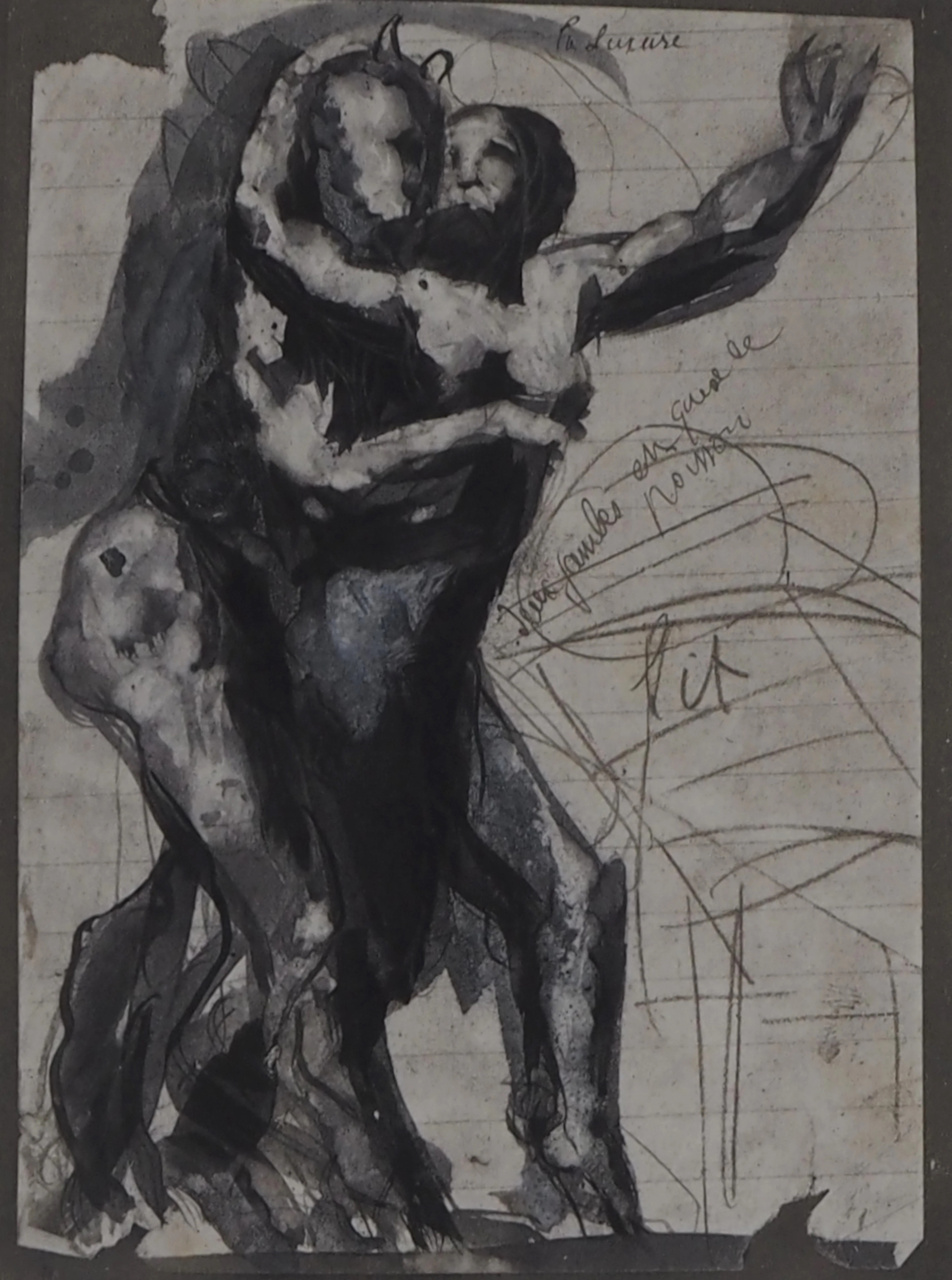 Auguste RODIN : La luxure, Gravure