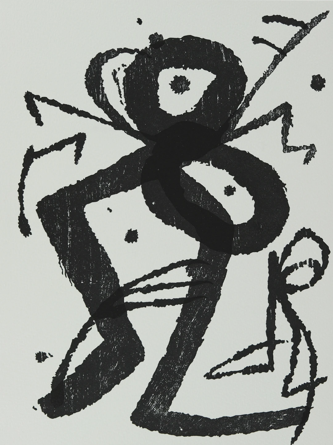 Joan MIRO : Composition surréaliste - Gravure originale