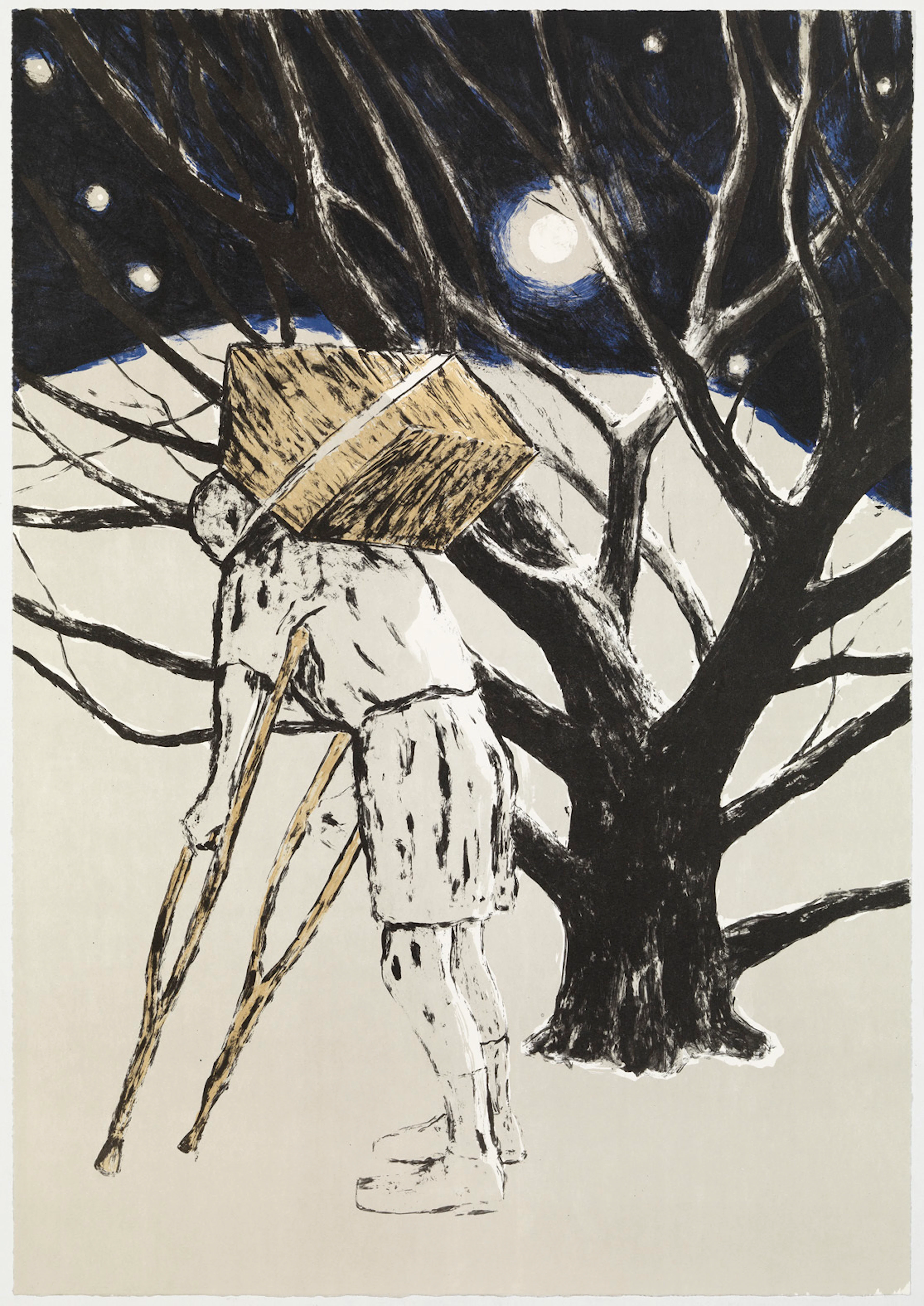 Enrique MARTINEZ CELAYA - The tree, 2010 - Lithographie signée et numérotée