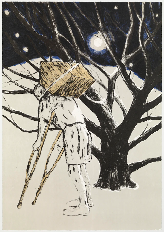 Enrique MARTINEZ CELAYA - The tree, 2010 - Lithographie signée et numérotée