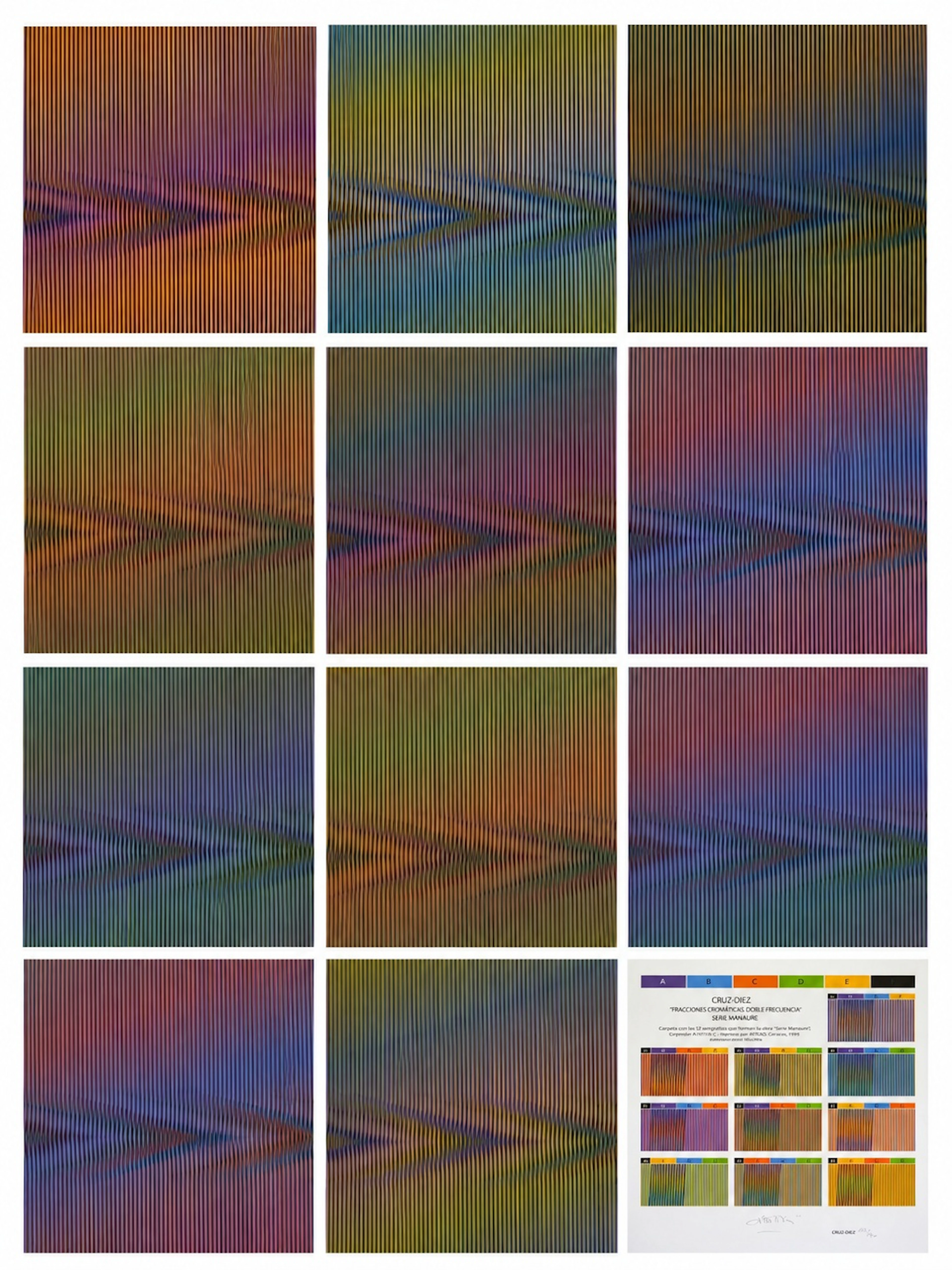 Carlos Cruz-Diez Portfolio Kamarata, 2016