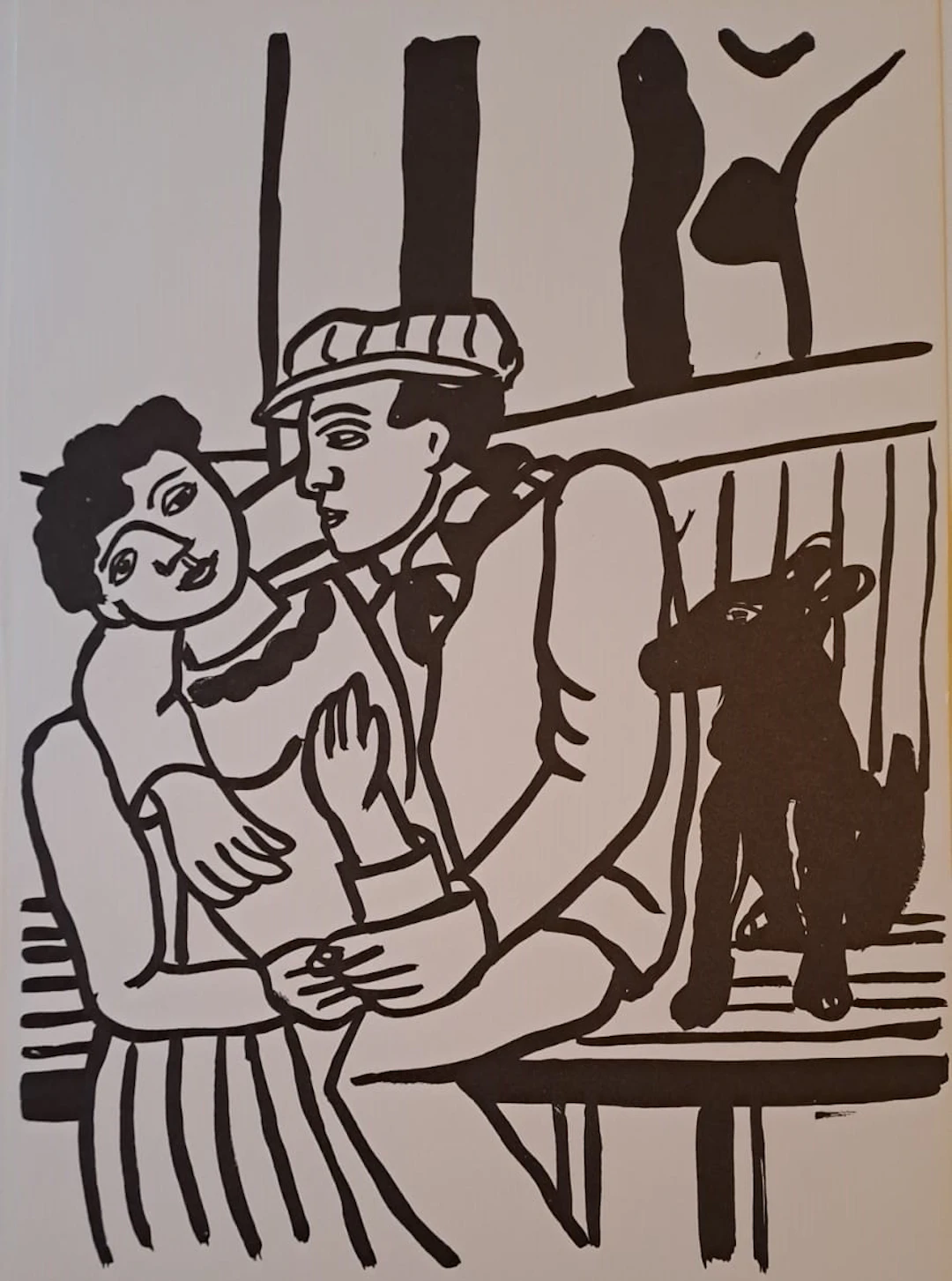 Fernand Léger (d’après) - Les amoureux - Lithographie offset