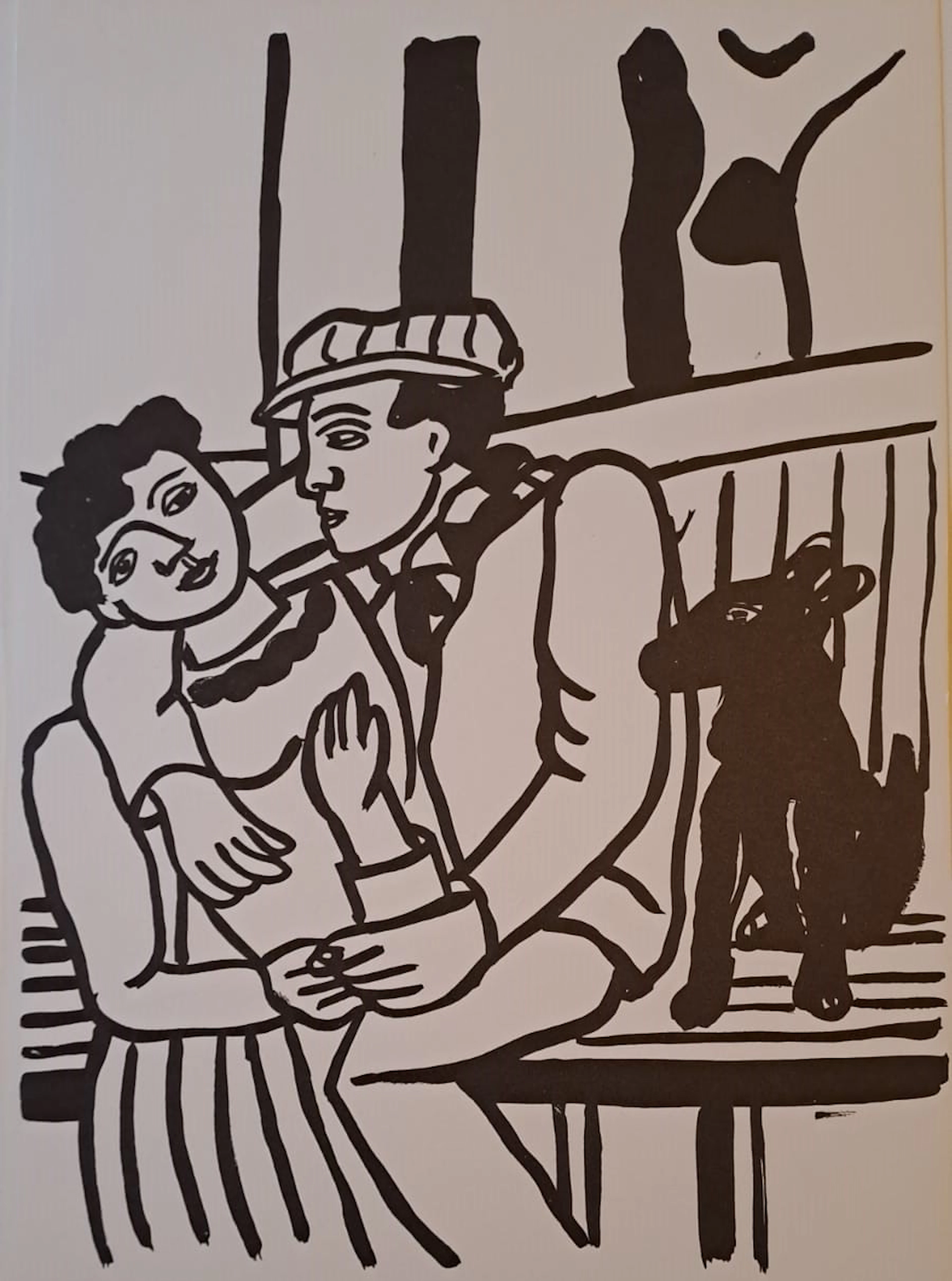 Fernand Léger (d’après) - Les amoureux - Lithographie offset