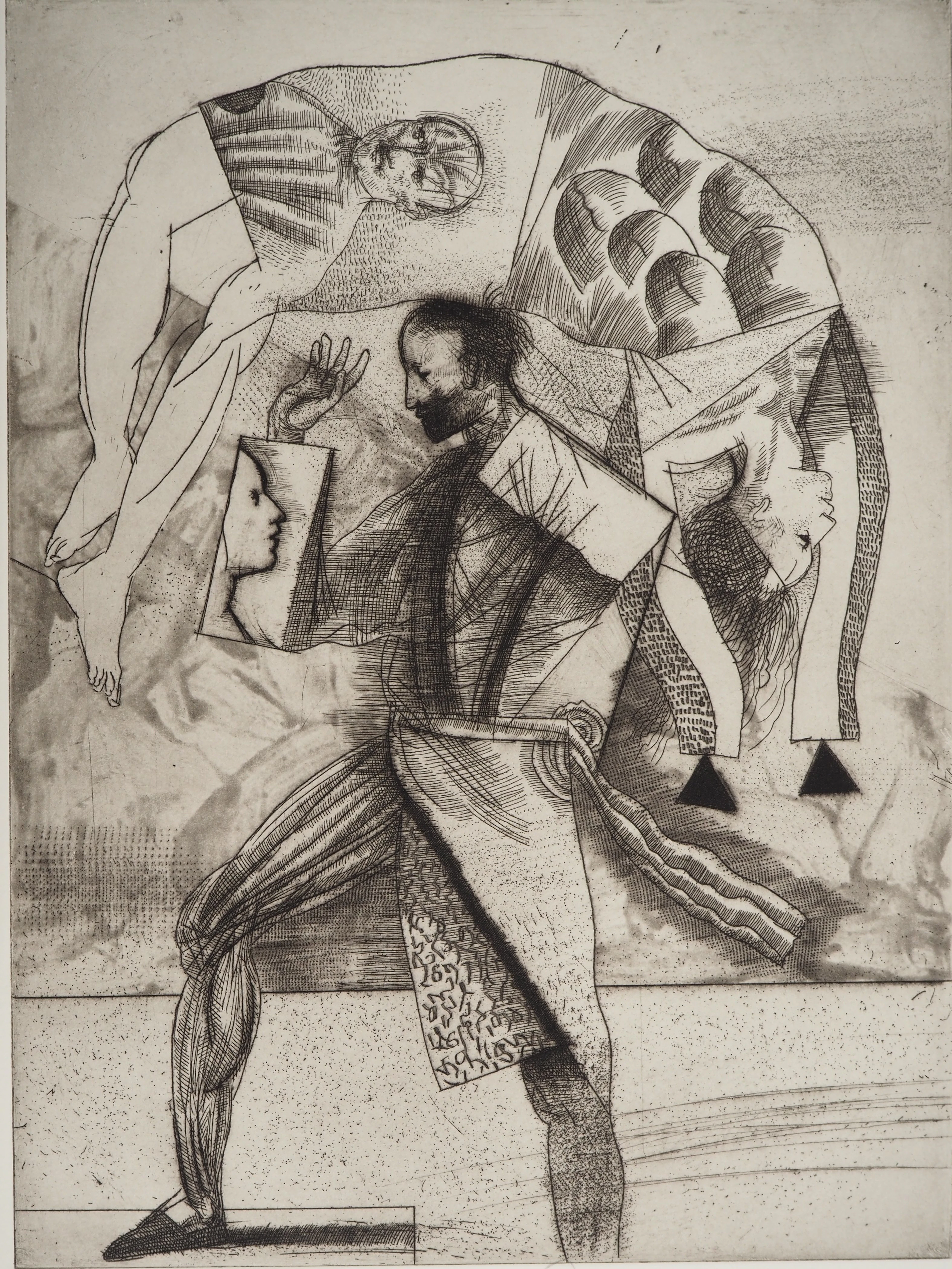 Miguel CONDÉ : Mère Nature, Gravure originale