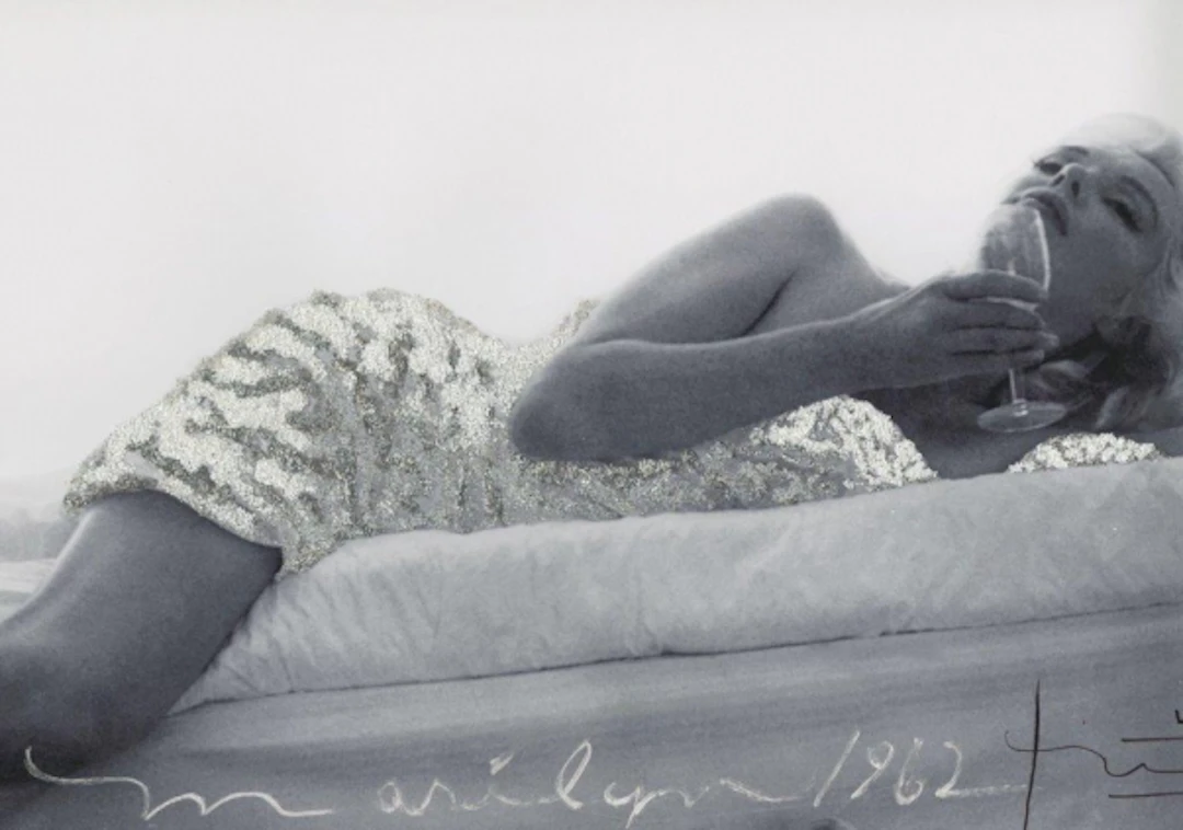Bert STERN - Marilyn Monroe New baby in silver, 1962, Photographie signée