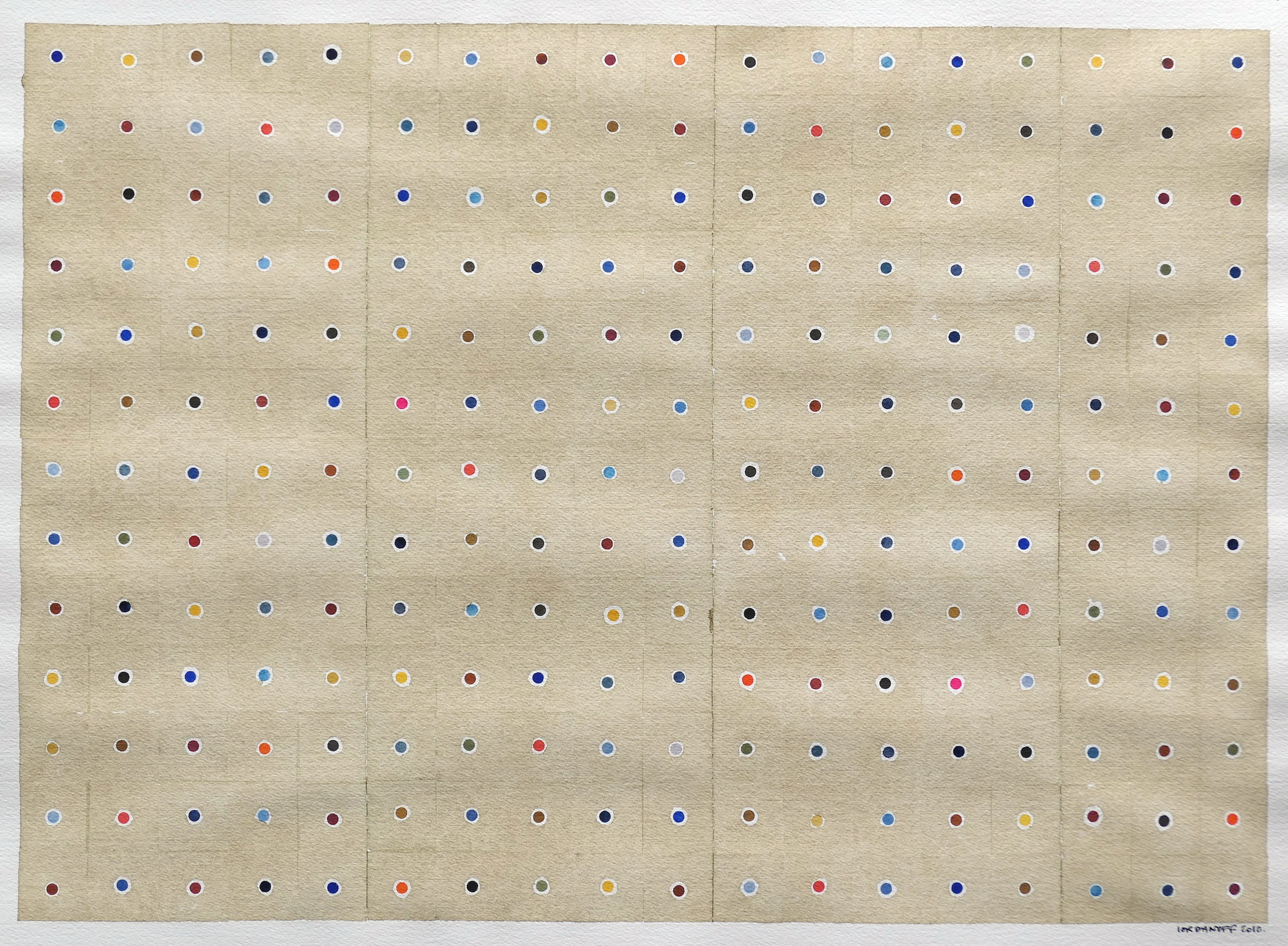 Jérémie IORDANOFF - Numéro 587 - Pointure, 2010 - Aquarelle