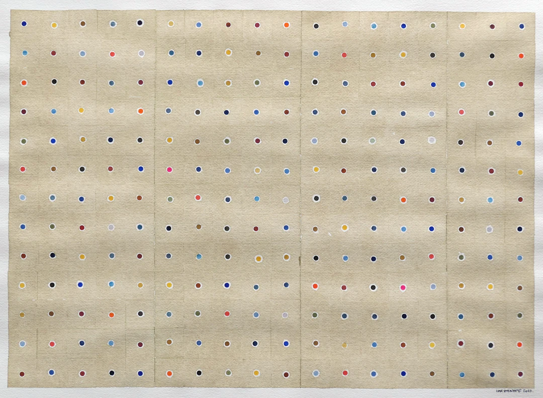 Jérémie IORDANOFF - Numéro 587 - Pointure, 2010 - Aquarelle