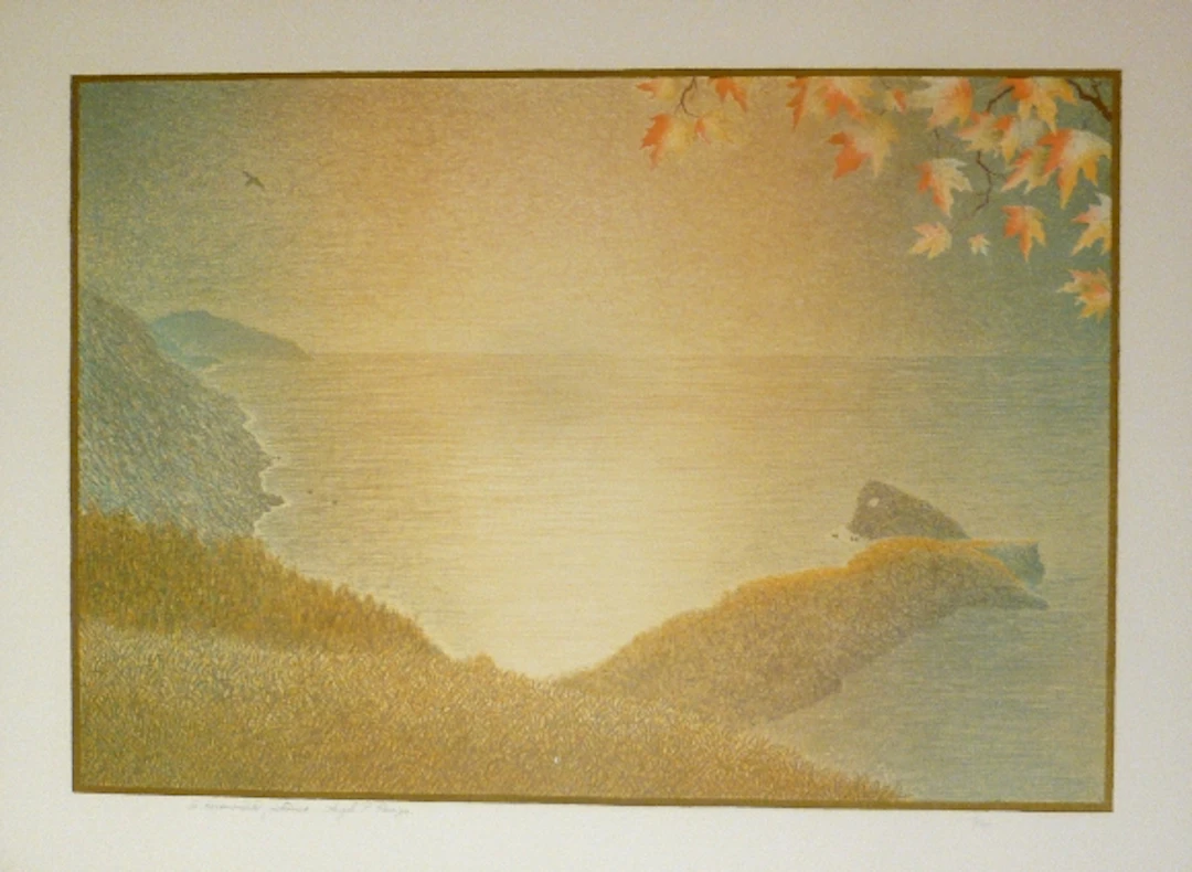 Angel PASCUAL RODRIGO - Con la serena atencion de un felino - Lithographie