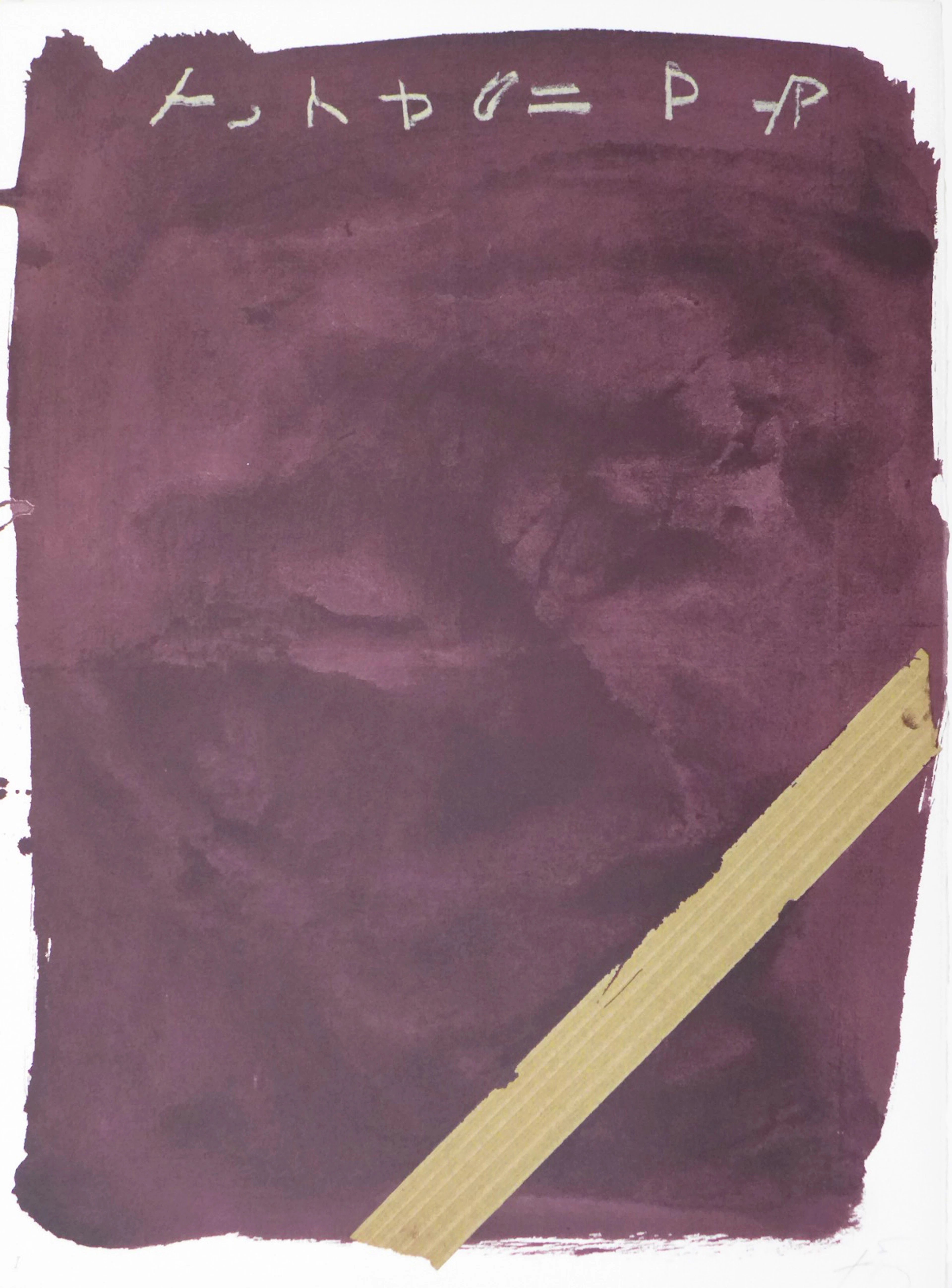 Antoni TAPIES - Llambrec 13, 1975, lithographie