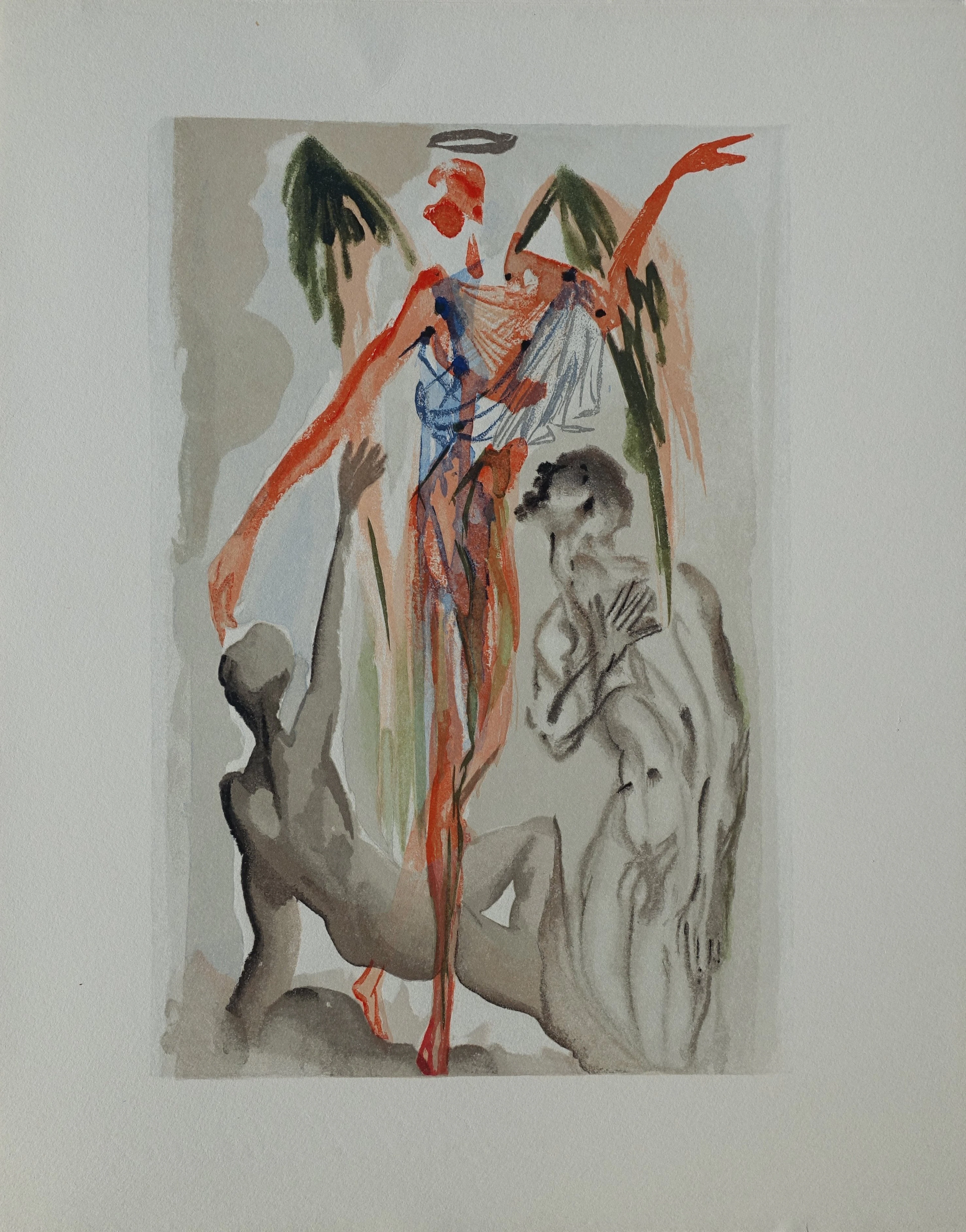 Salvador DALI : Le paradis terrestre, Bois gravé original