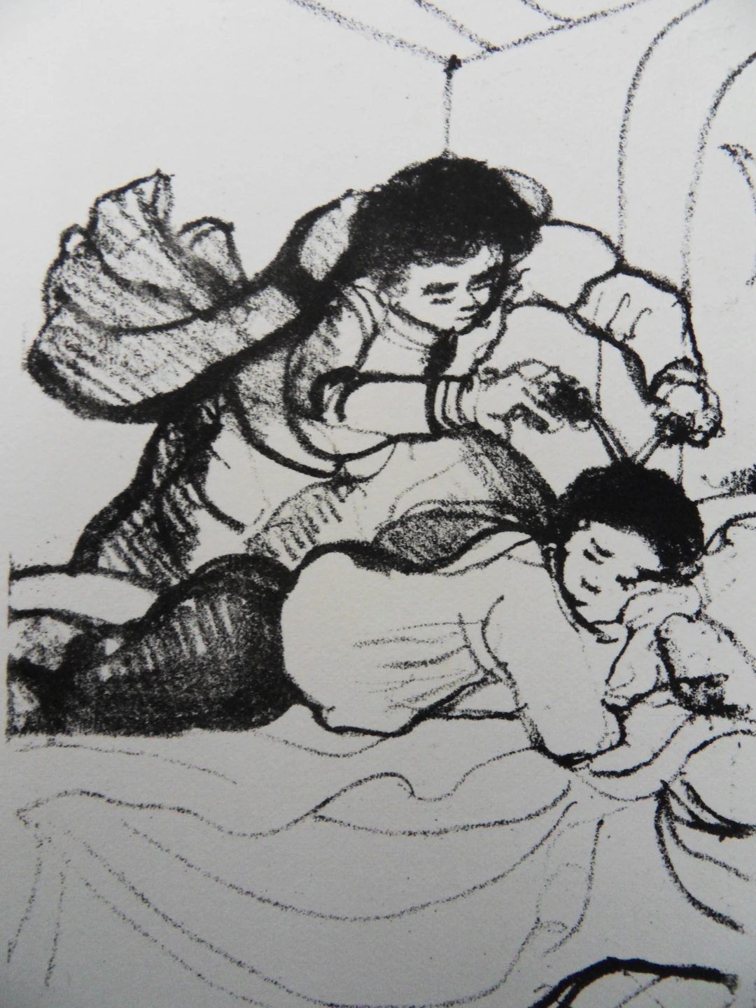 André DERAIN : Le voleur - Lithographie originale signée