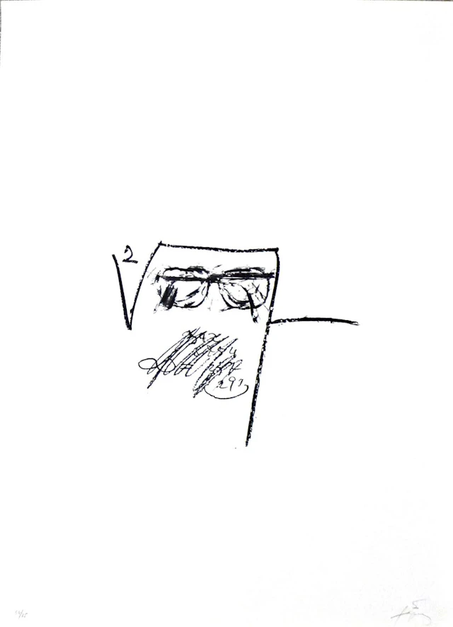Antoni TAPIES - LLambrec 6, 1975 - Lithographie signée au crayon