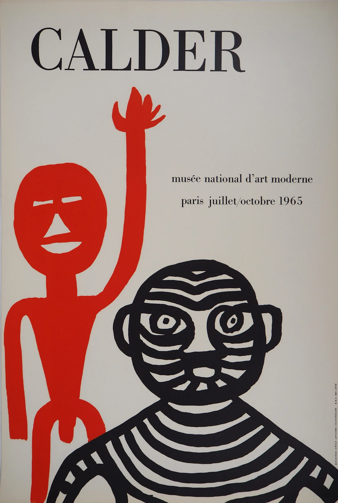 Alexander CALDER : Musée Art moderne - Lithographie originale