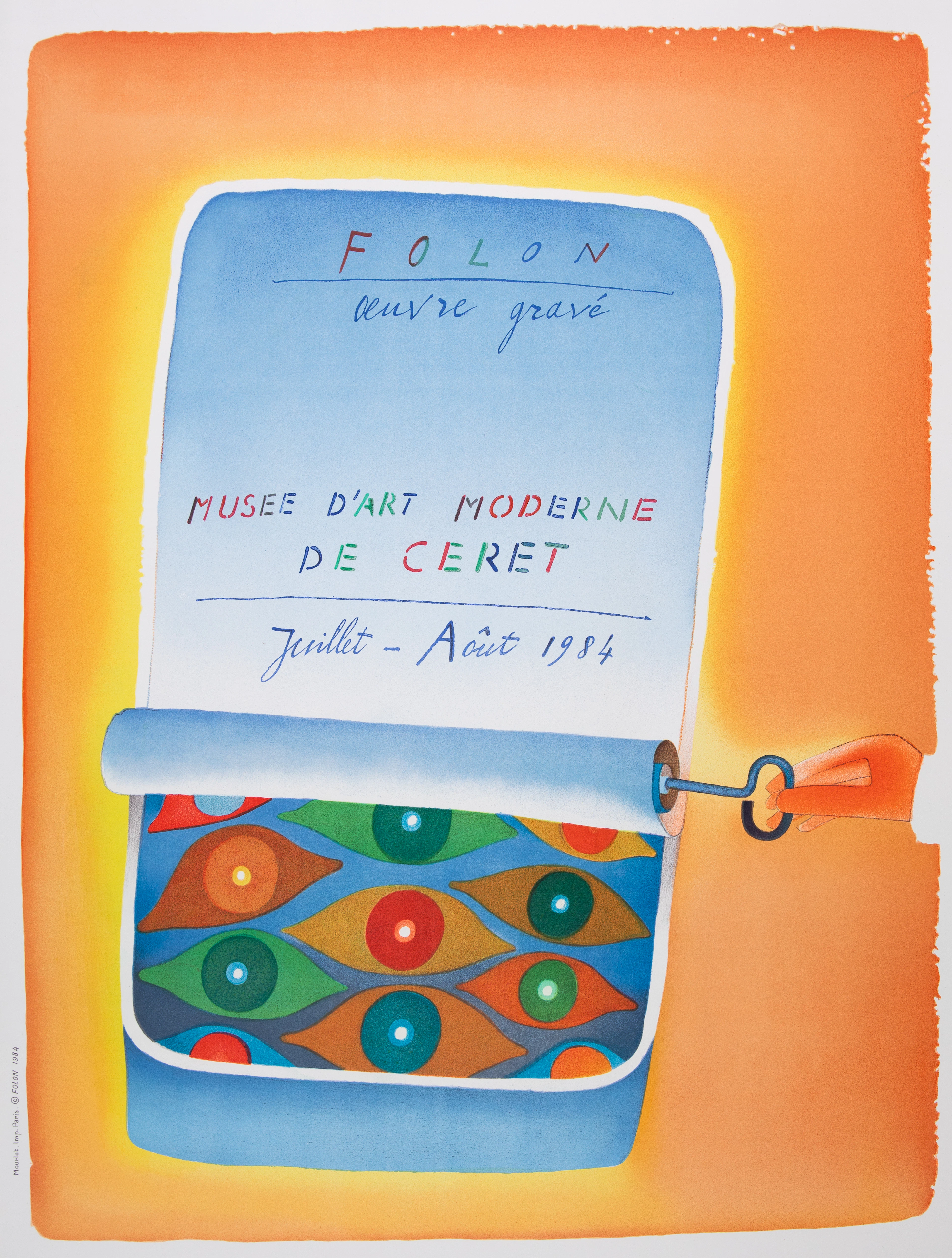 Jean Michel FOLON : Oeuvre gravé - Lithographie signée