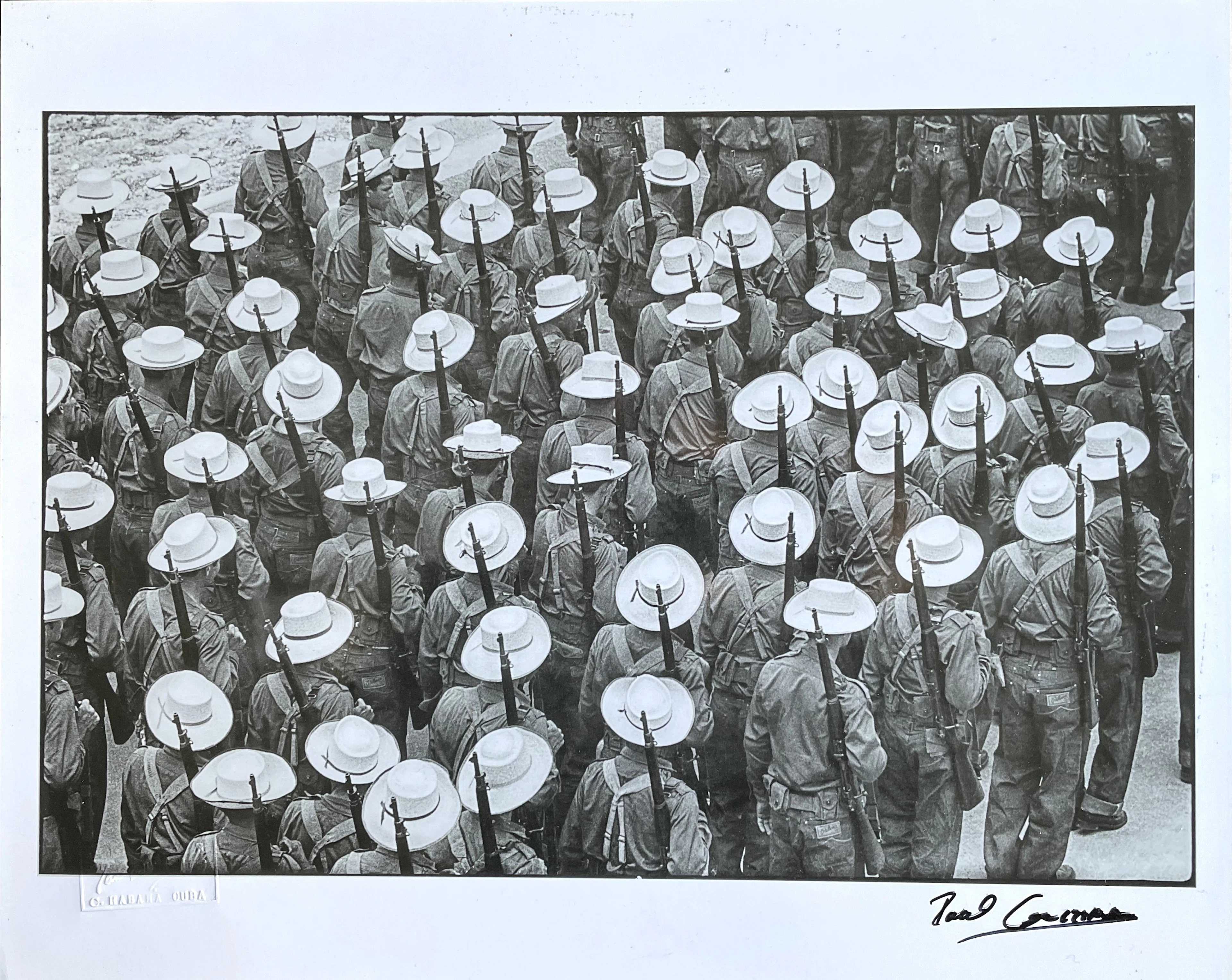 Raul CORRALES – Los Sombreritos - Photo signée
