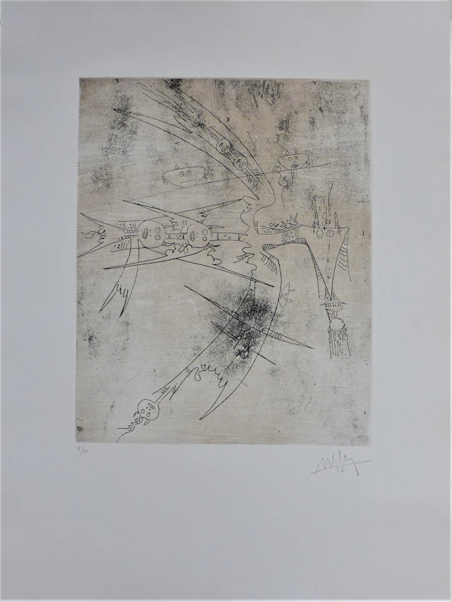 Wifredo LAM Eau-forte et aquatinte originale