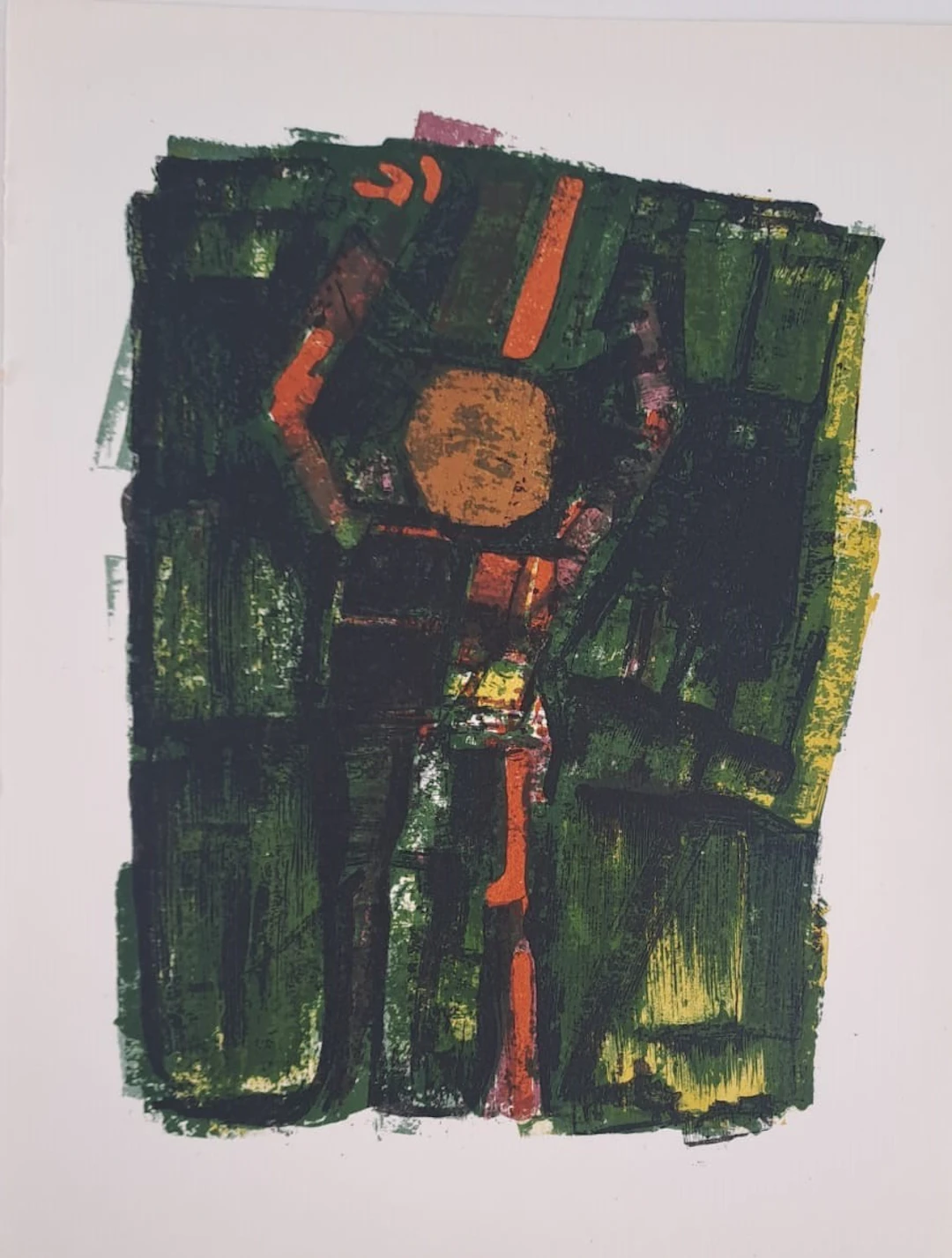Orlando Pelayo - Composition XIII - Lithographie originale