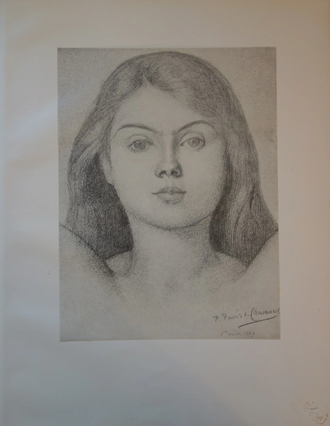 Pierre Puvis de Chavannes - L’Espérance, Lithographie originale signée (1897)