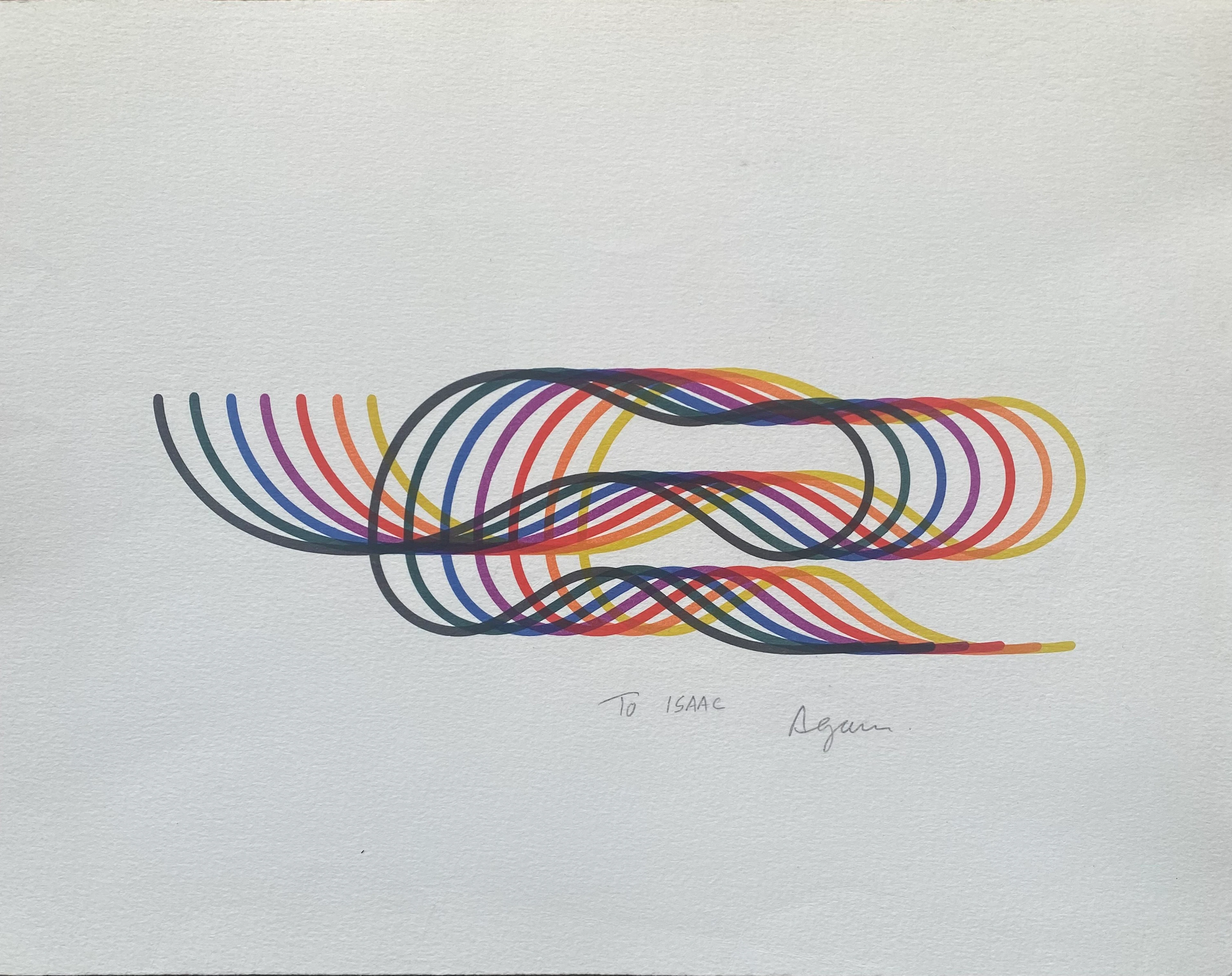 Yaacov AGAM - To Isaac - Sérigraphie signée