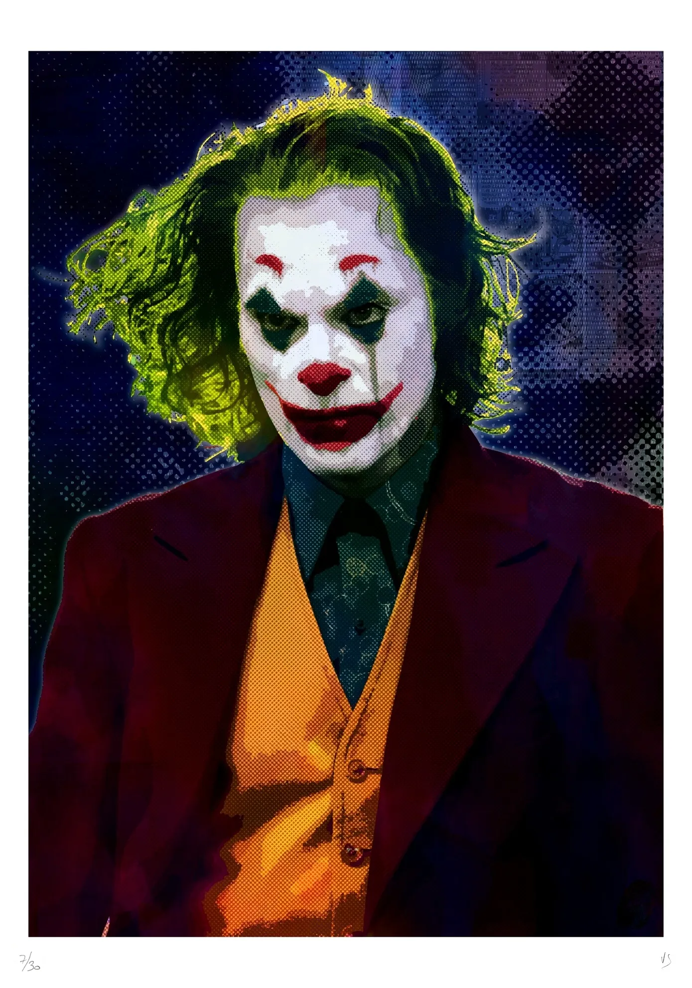 Vincent SABATIER - Joker, 2019 - Tirage pigmentaire original signé et numéroté