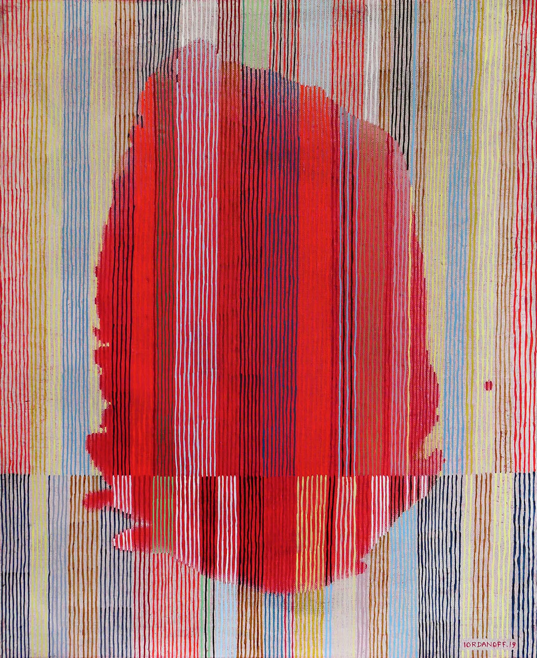 Jérémie IORDANOFF- n°719, 2019 - Huile sur toile
