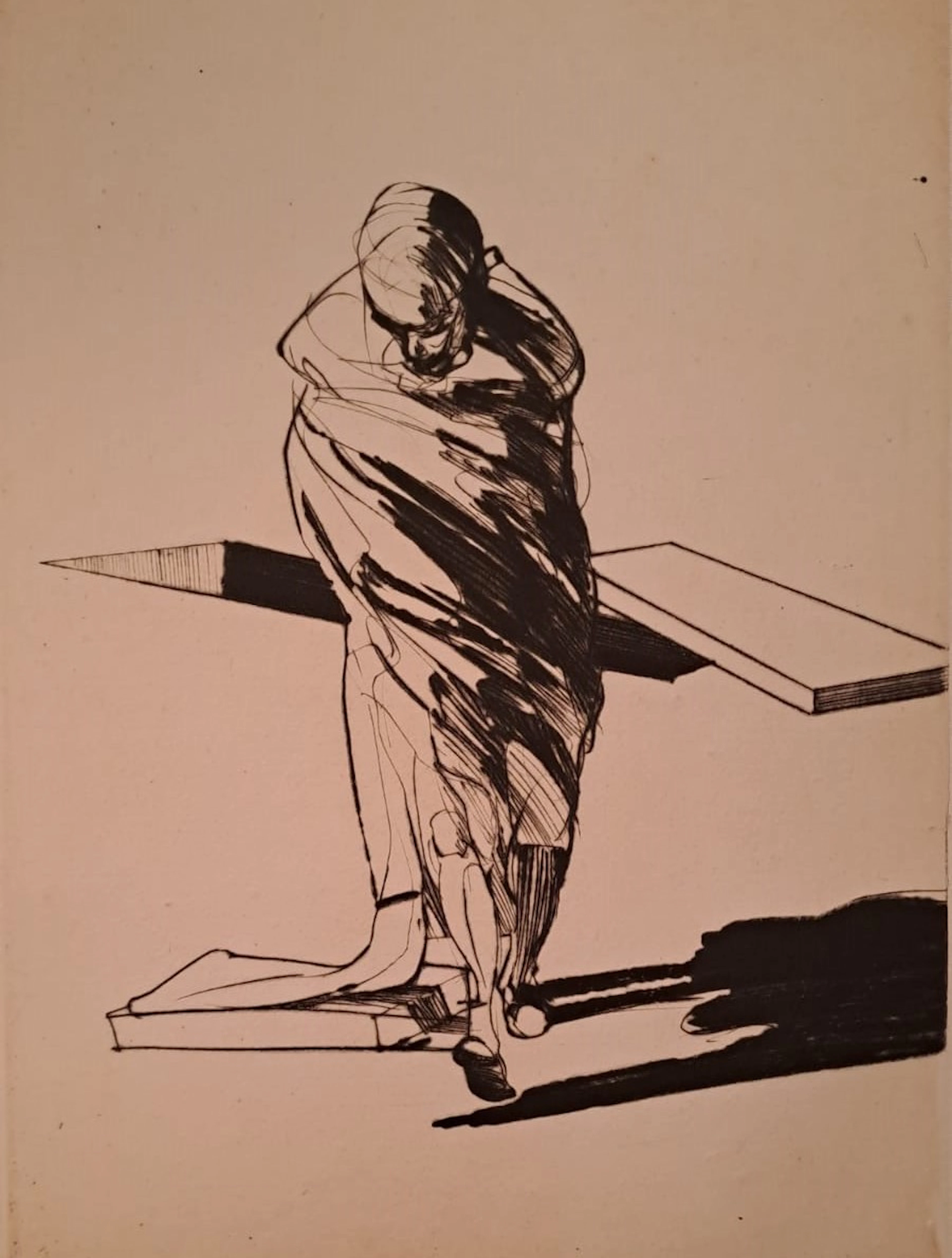 Claude Weisbuch - Dom Juan - Gravure à la pointe sèche
