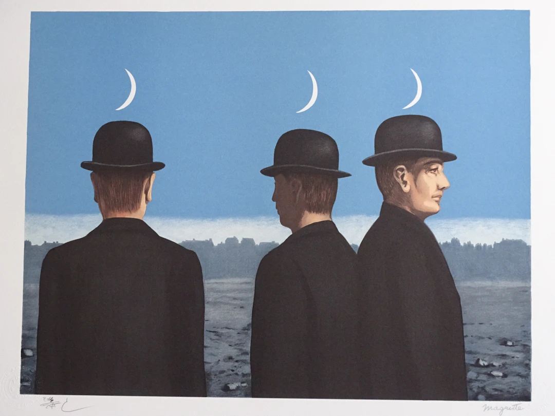 René MAGRITTE - TLe Chef d’œuvre ou les mystères de l’horizon - Lithographie