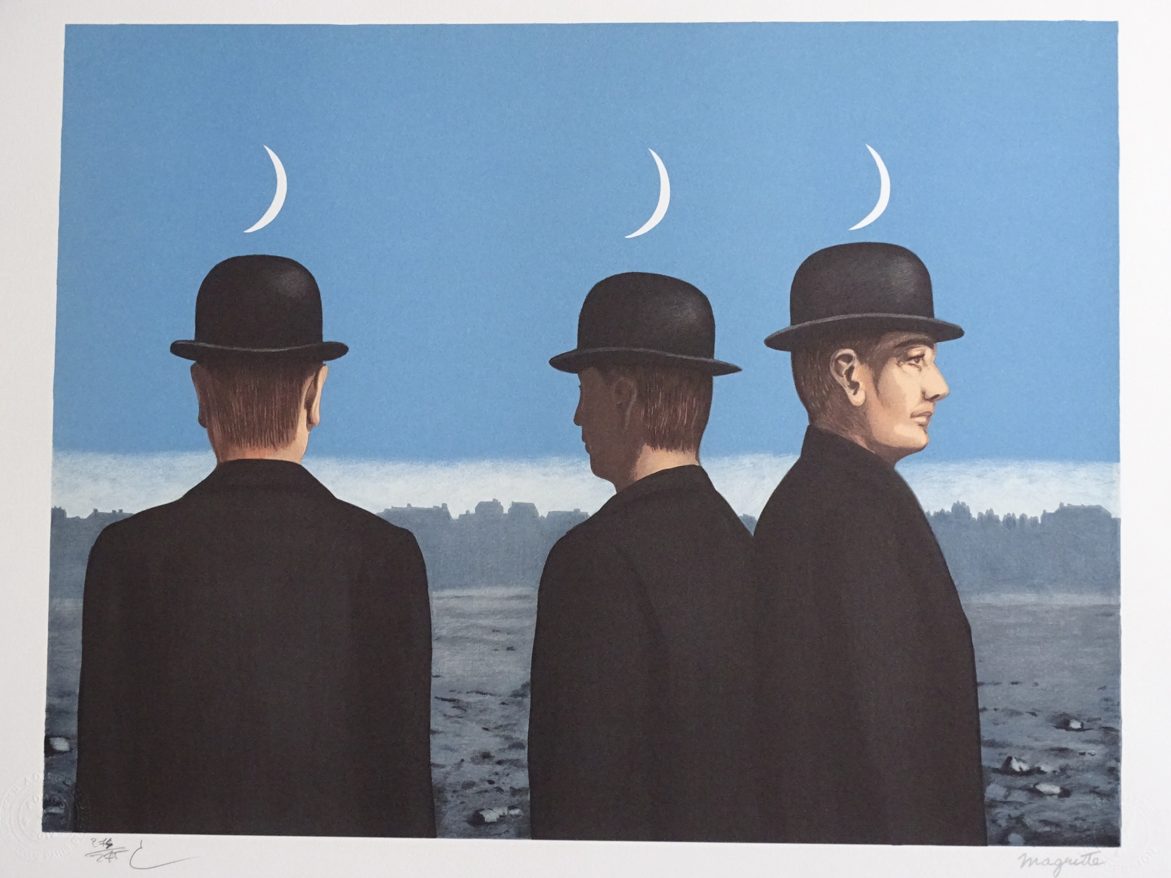 René MAGRITTE - TLe Chef d’œuvre ou les mystères de l’horizon - Lithographie