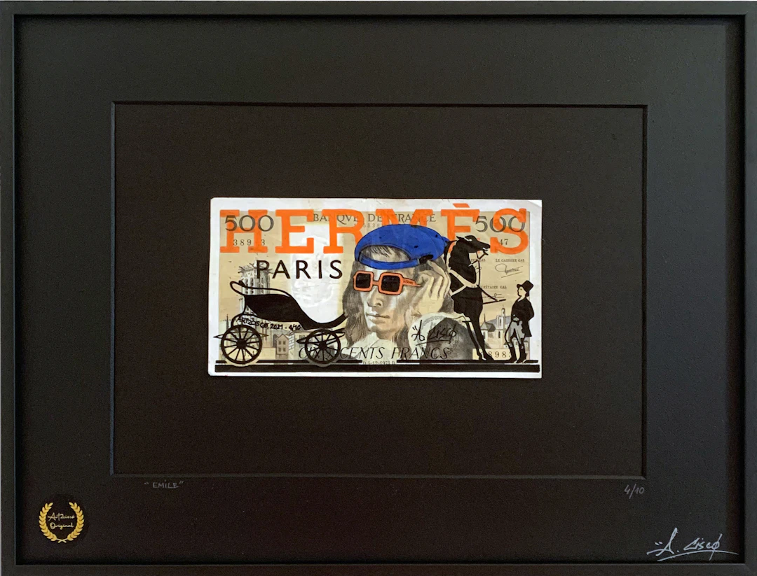 Cisco - Emile, 2026 - Acrylique sur billet
