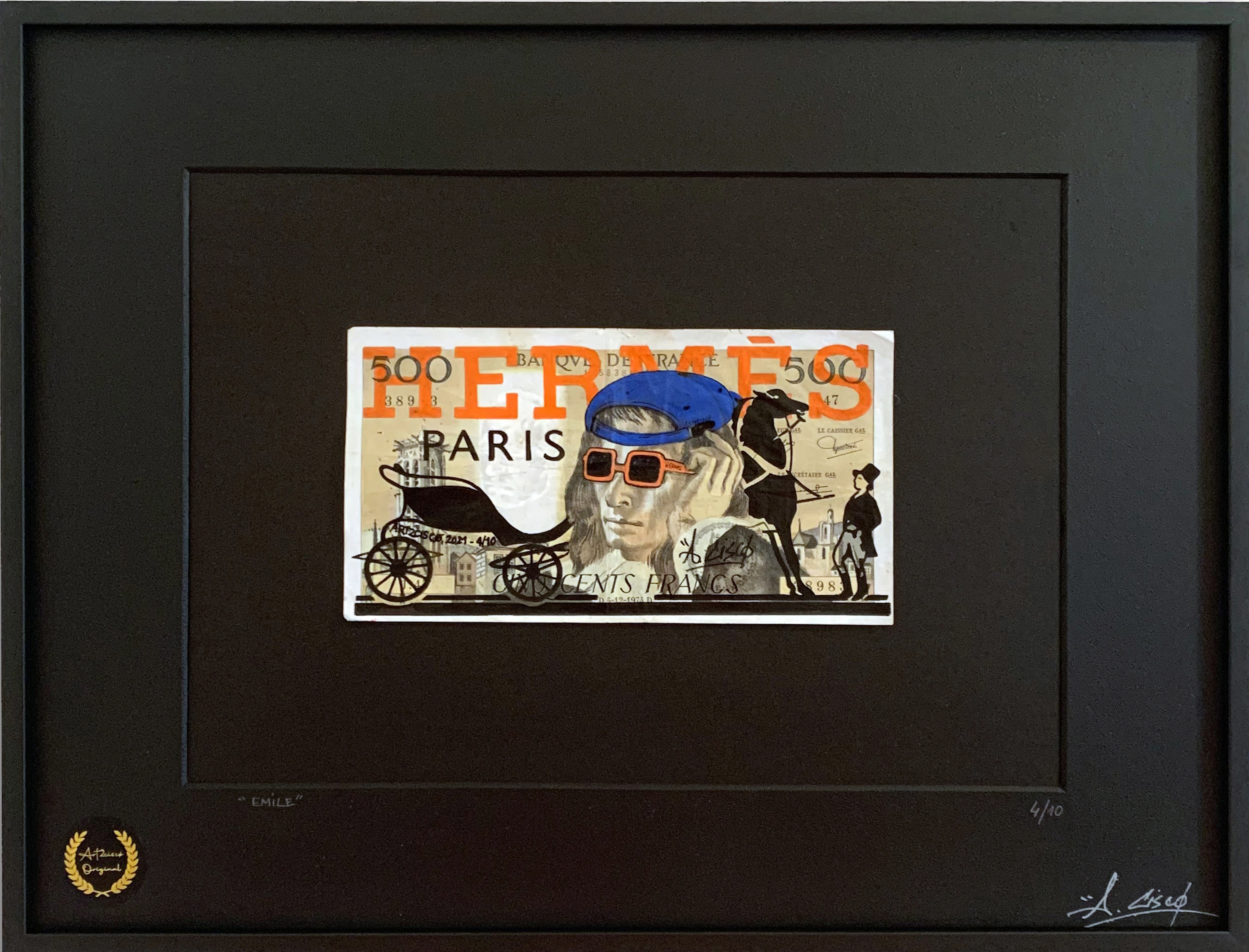 Cisco - Emile, 2026 - Acrylique sur billet