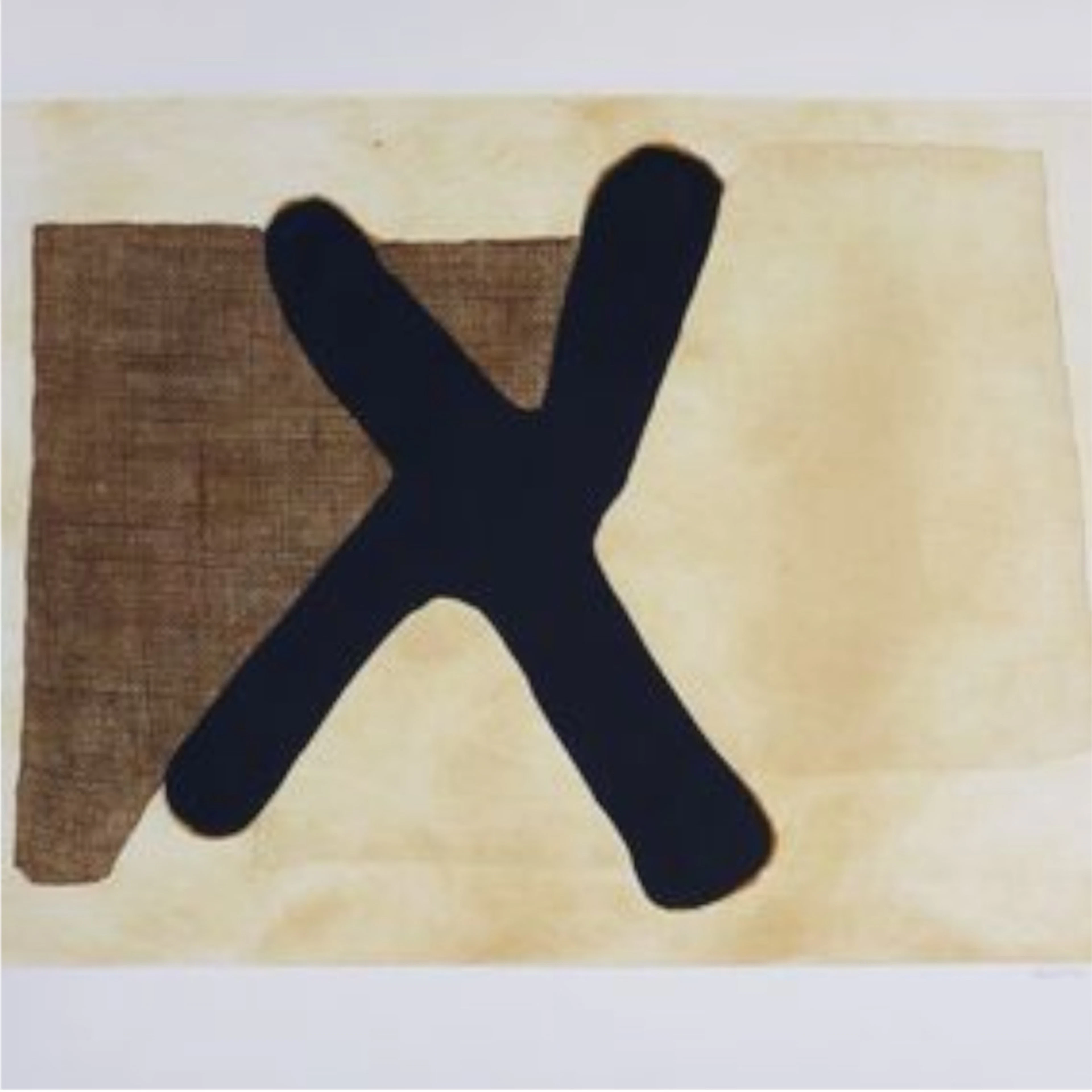 Conrad Marca-Relli- Composition, 1977 - Eau-forte et aquatinte sur papier