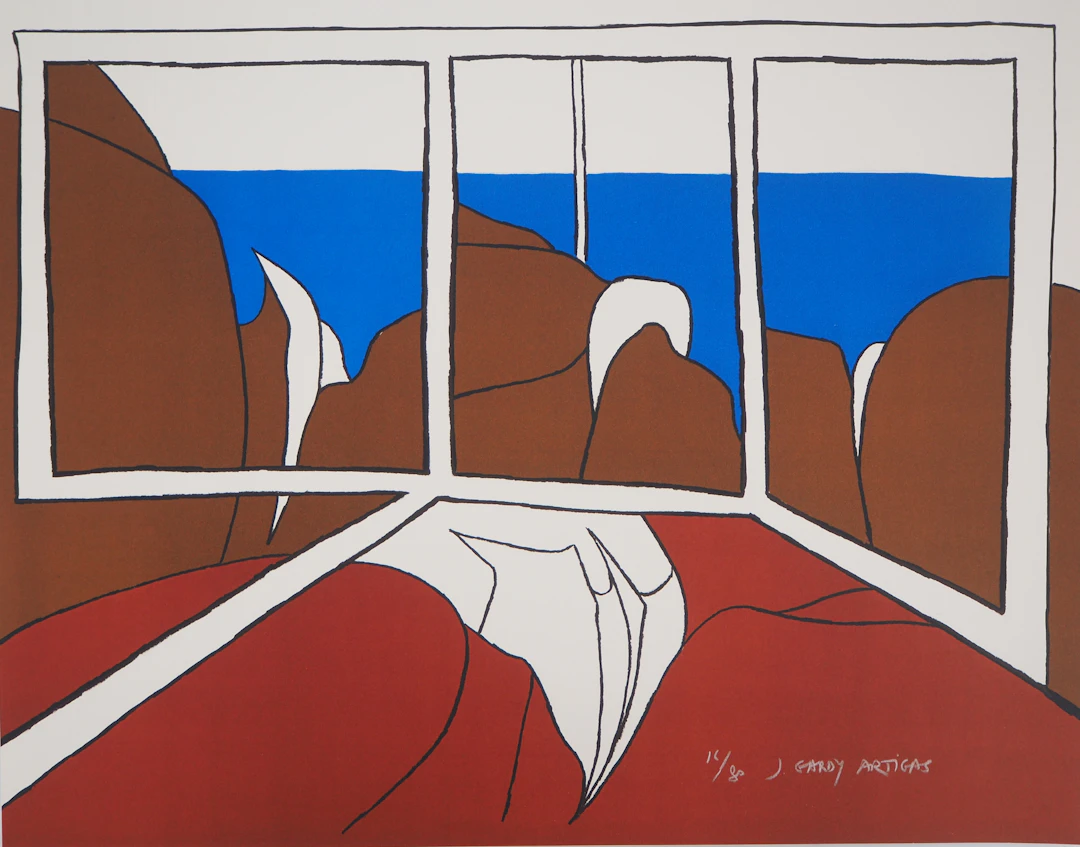 Joan GARDY ARTIGAS : Singapour - Lithographie originale signée