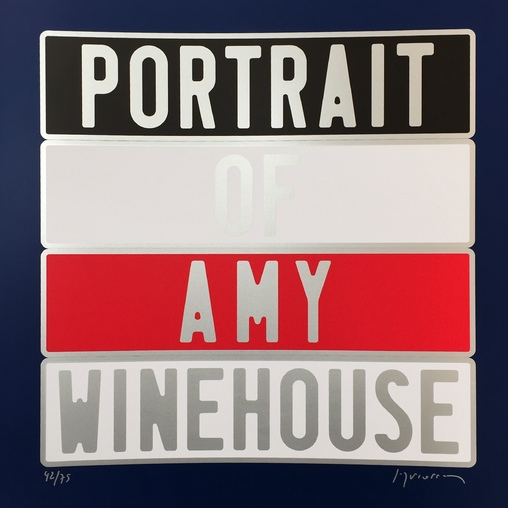 Joel DUCORROY - Amy Winehouse, 2012 - Sérigraphie signée