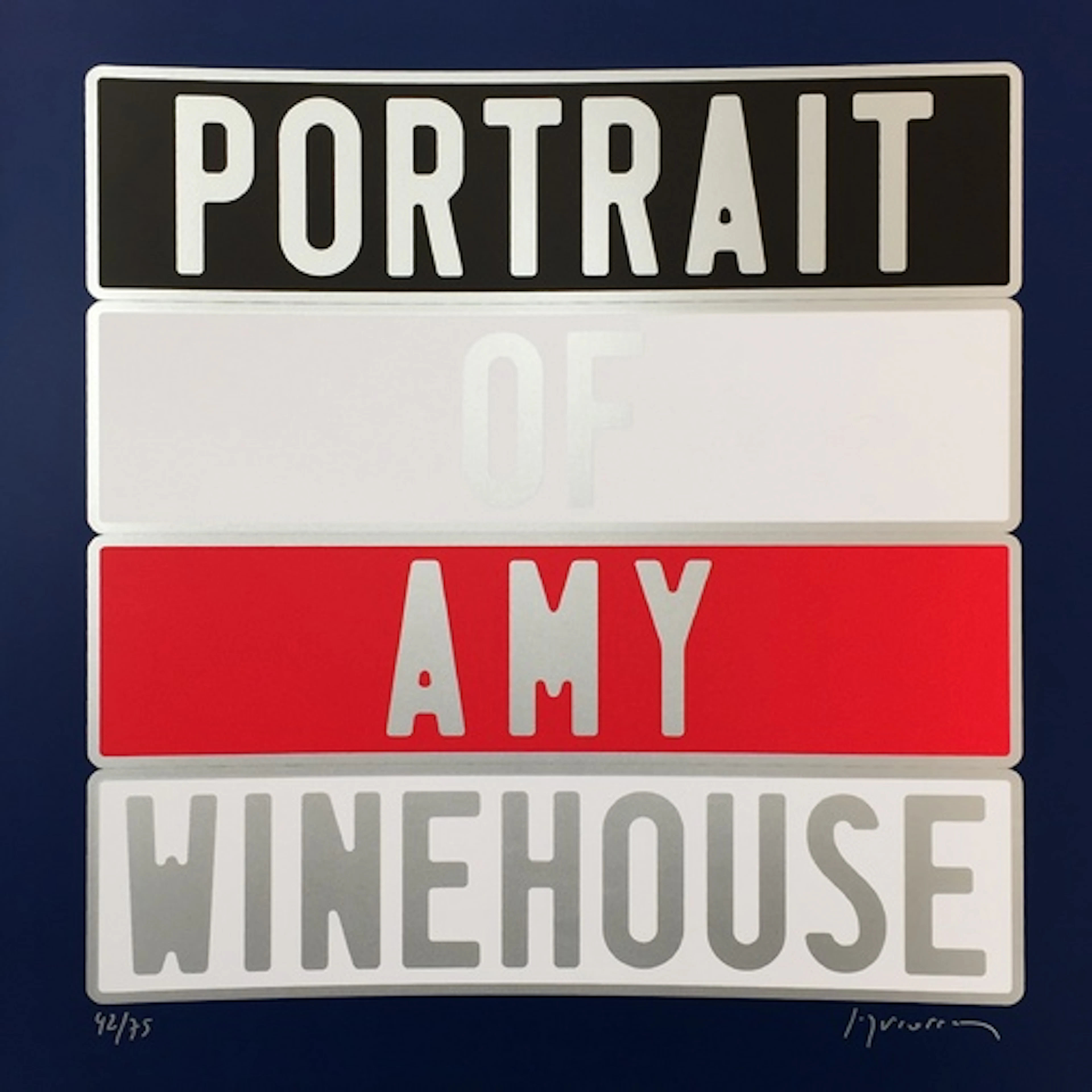 Joel DUCORROY - Amy Winehouse, 2012 - Sérigraphie signée