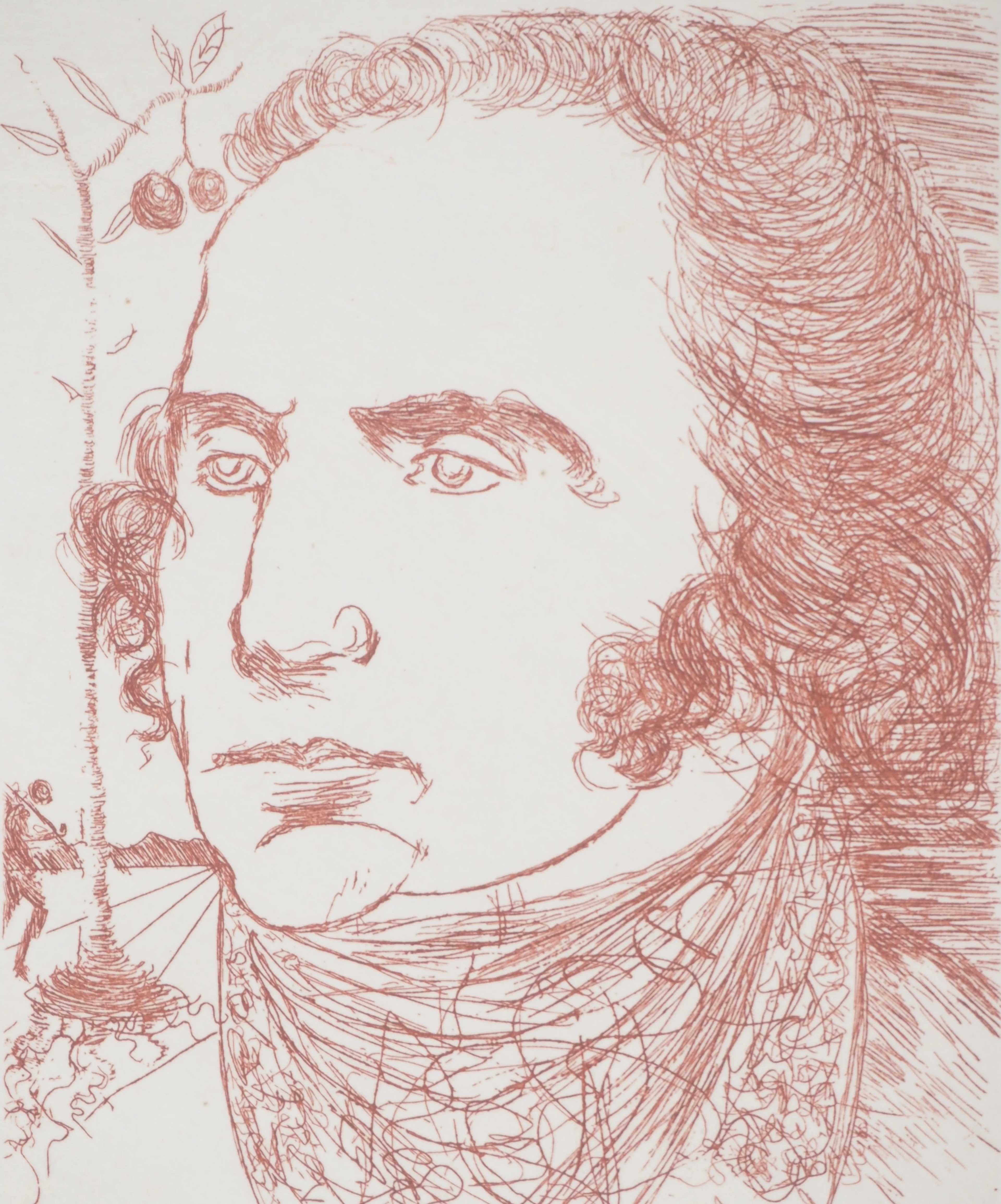 Salvador DALI : George Washington - Gravure originale signée