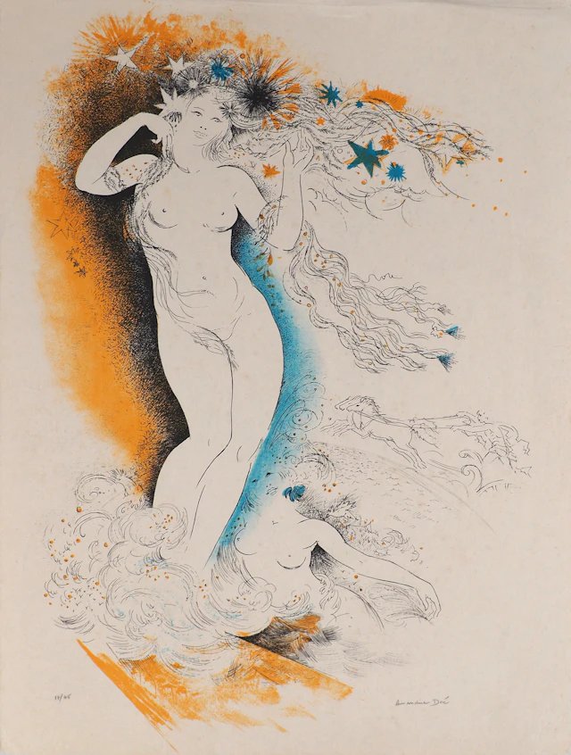 Amandine DORE - Hommage à Vénus - Lithographie originale signée