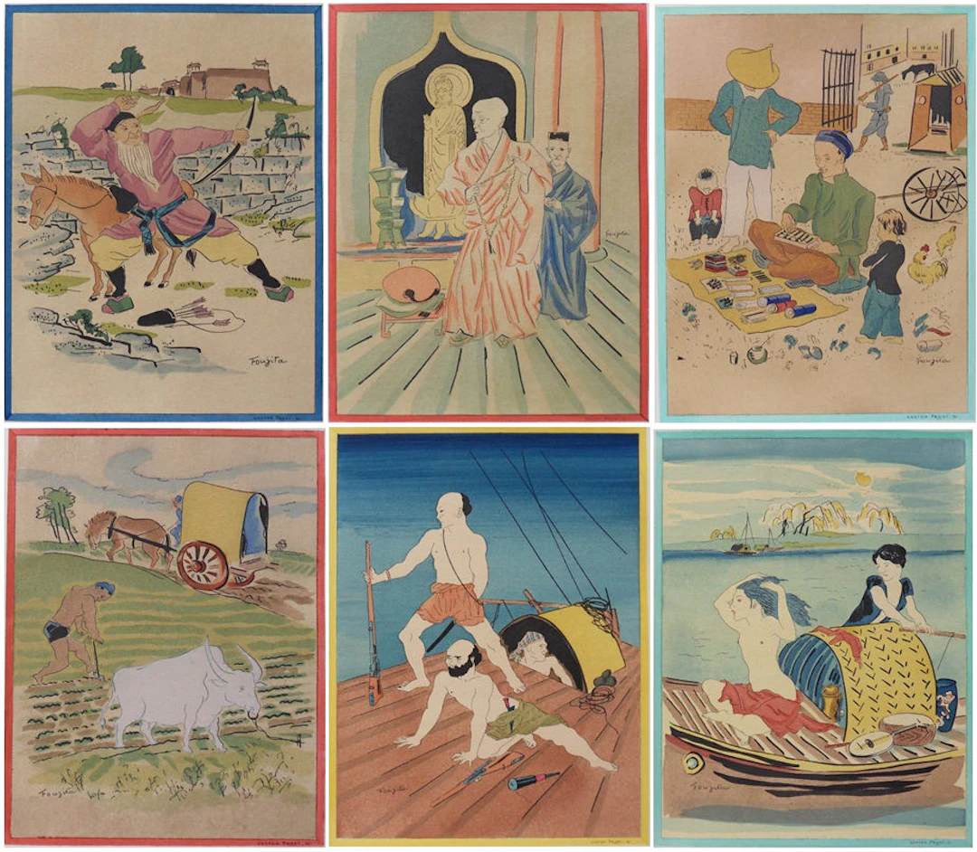 Tsuguharu FOUJITA - Propos d’un intoxiqué - 16 lithographies signées