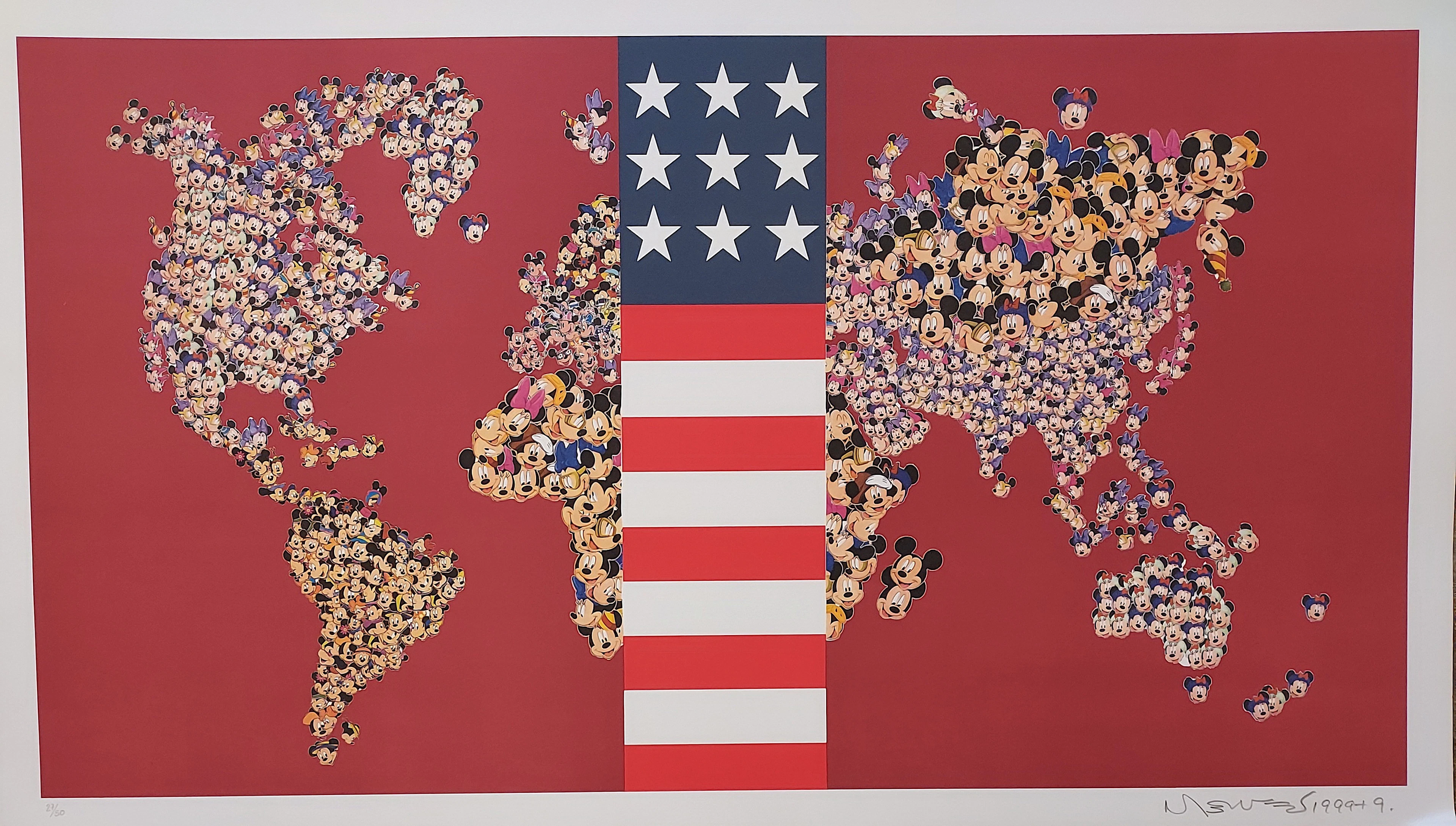 Nelson LEIRNER - Dow Jones - Lithographie