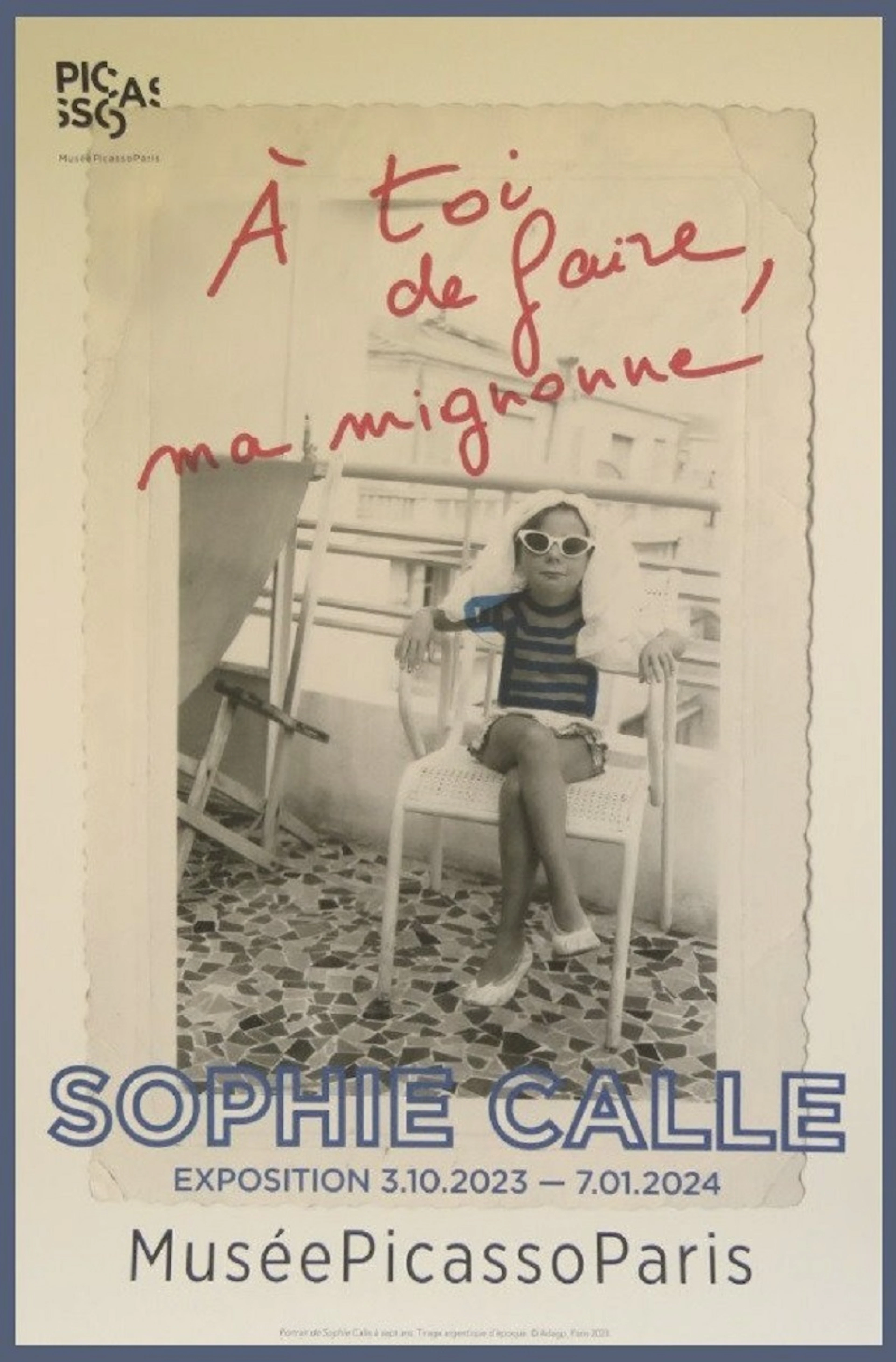 Sophie CALLE - Affiche originale d’exposition - Sophie Calle chez