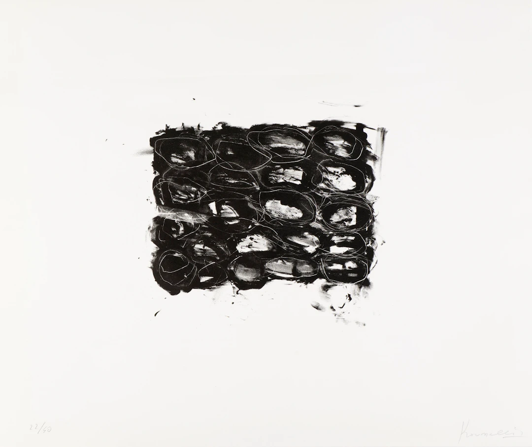 Yannis KOUNELLIS - Mod, 1999, 5 lithographies, signées