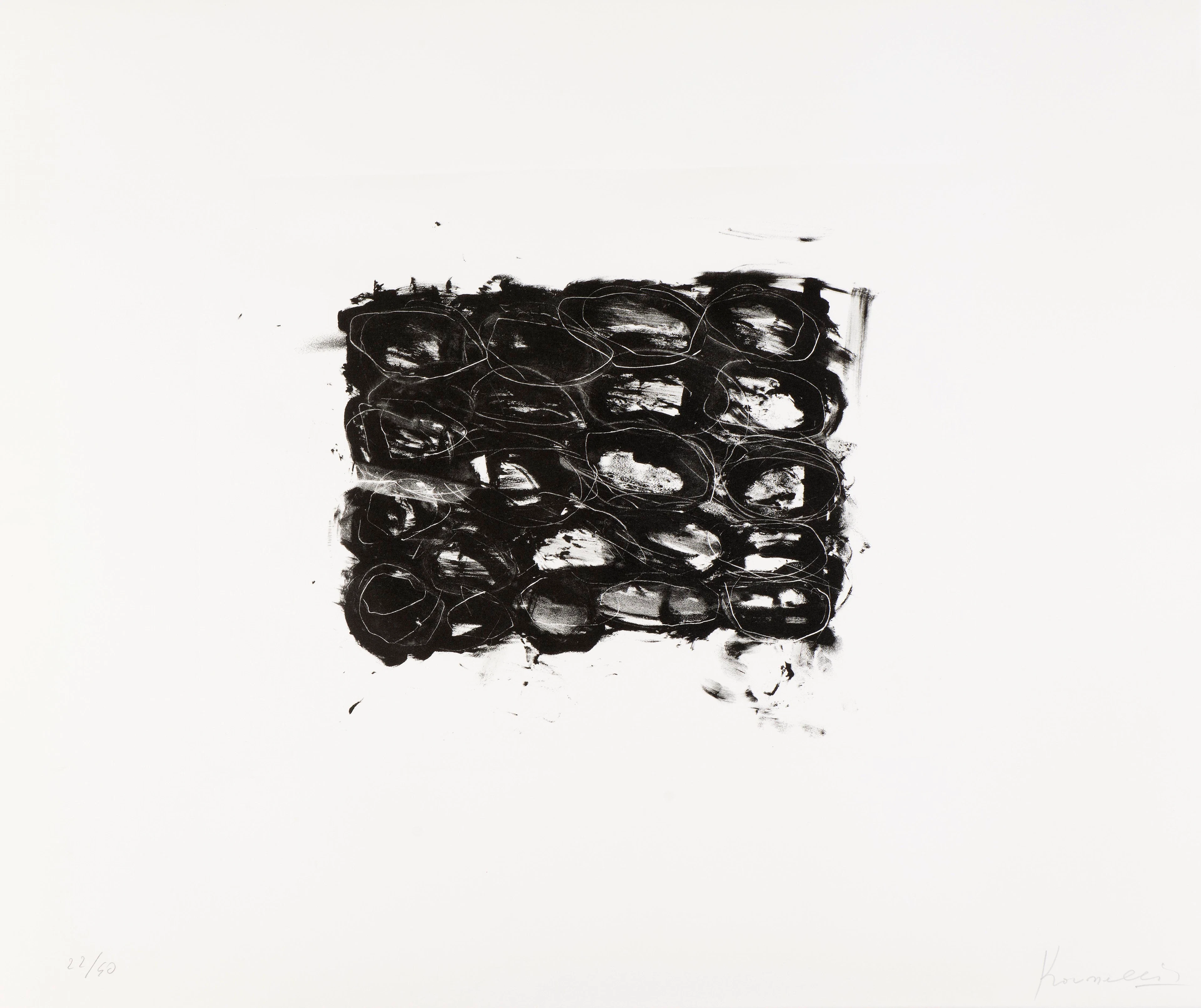 Yannis KOUNELLIS - Mod, 1999, 5 lithographies, signées