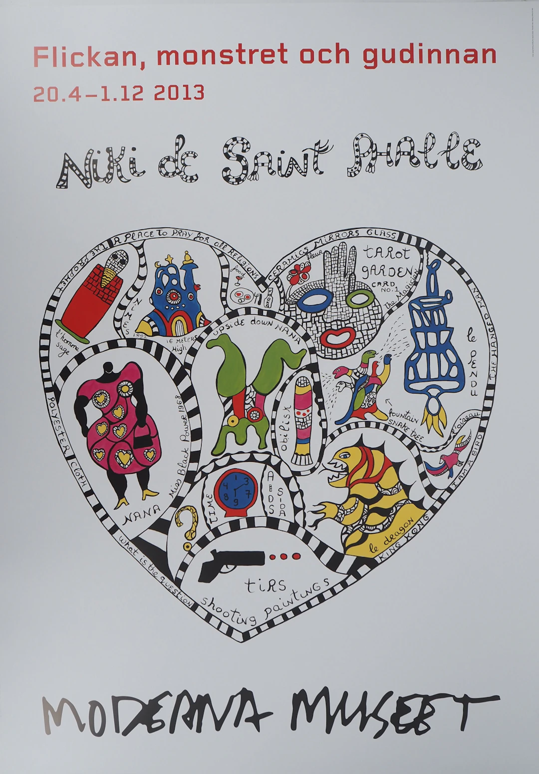Niki de SAINT-PHALLE : La fille, le monstre et la déesse en coeur